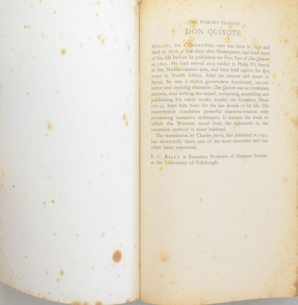 MIGUEL DE CERVANTES DON QUIXOTE