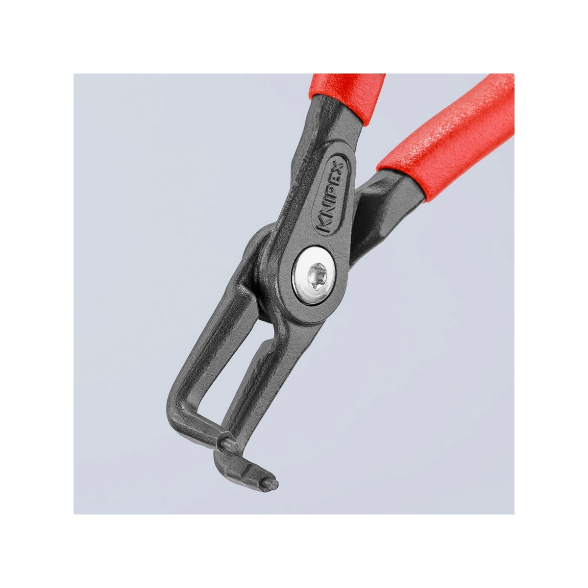 KNIPEX 48 21 J21 คีมหนีบแหวน 7" Precision ปลายงอ ปลาย 1.8mm