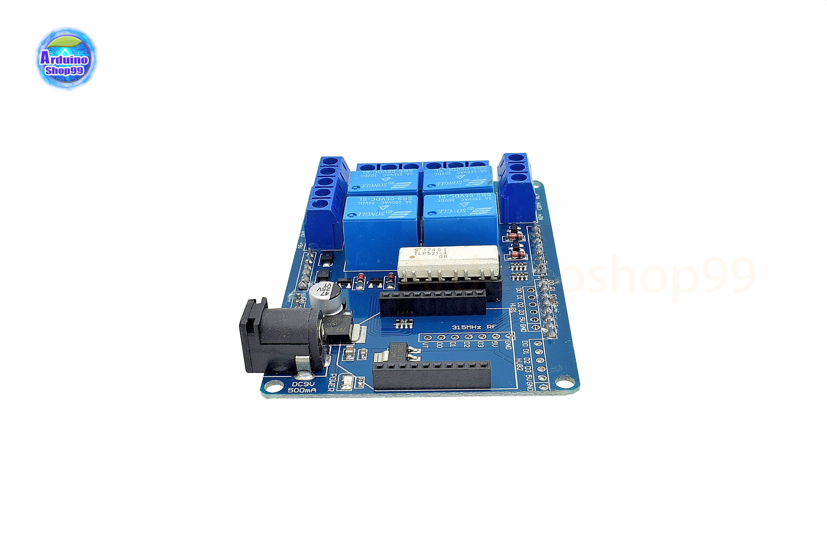 4 Channel Relay And Xbee Shield For Arduino