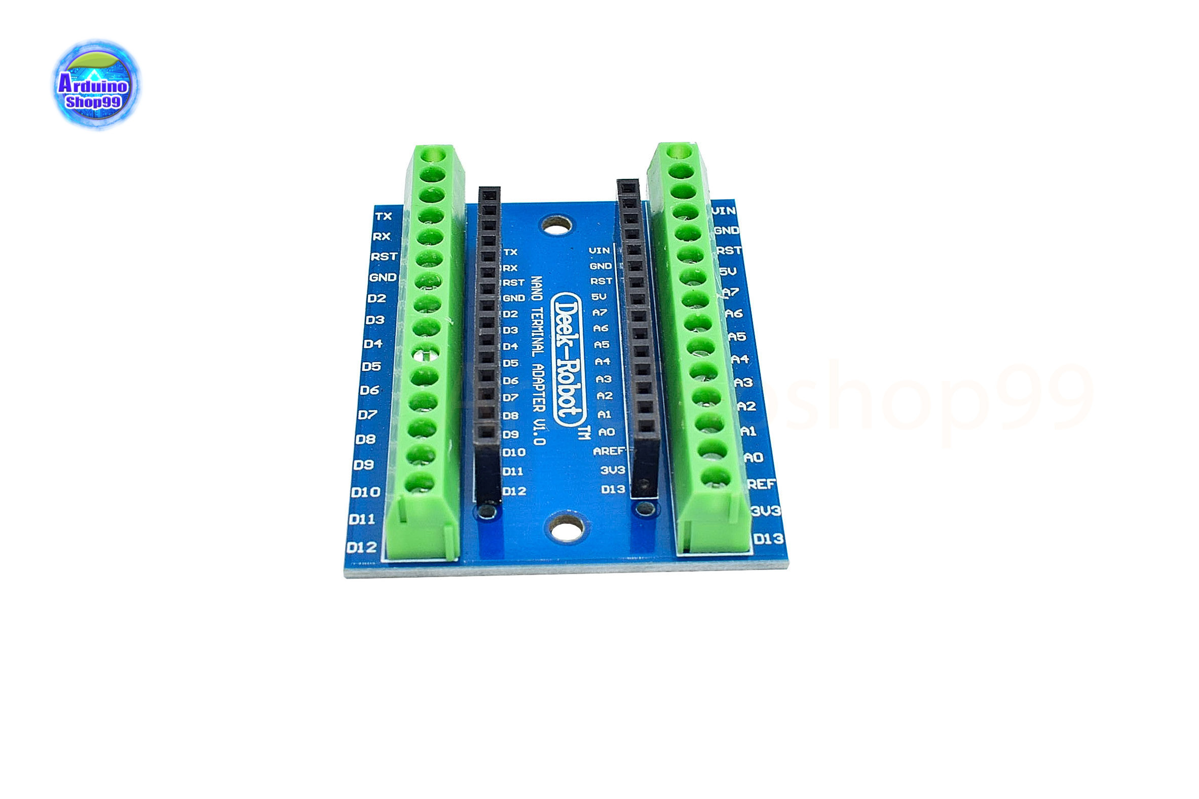 Nano expansion board NANO IO Shield V3.0 Shield บอร์ดขยาย Nano V3.0 (Blue)