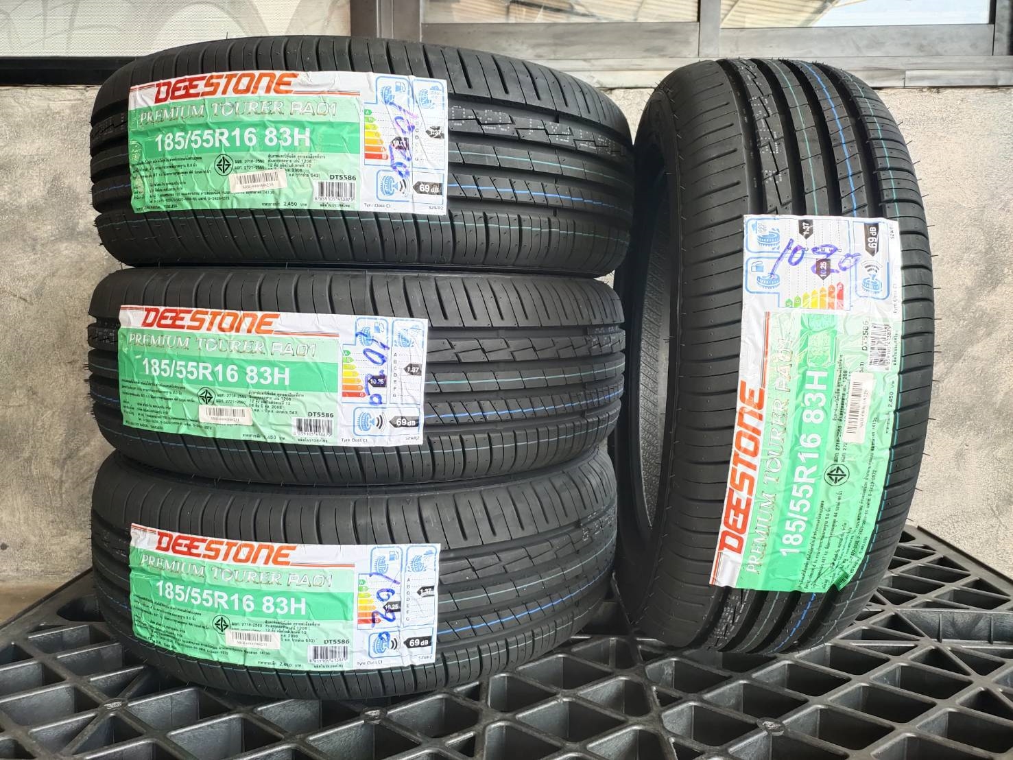 DEESTONE PREMIUM TOURER RA01 ขนาดยาง 185/55R16 83H