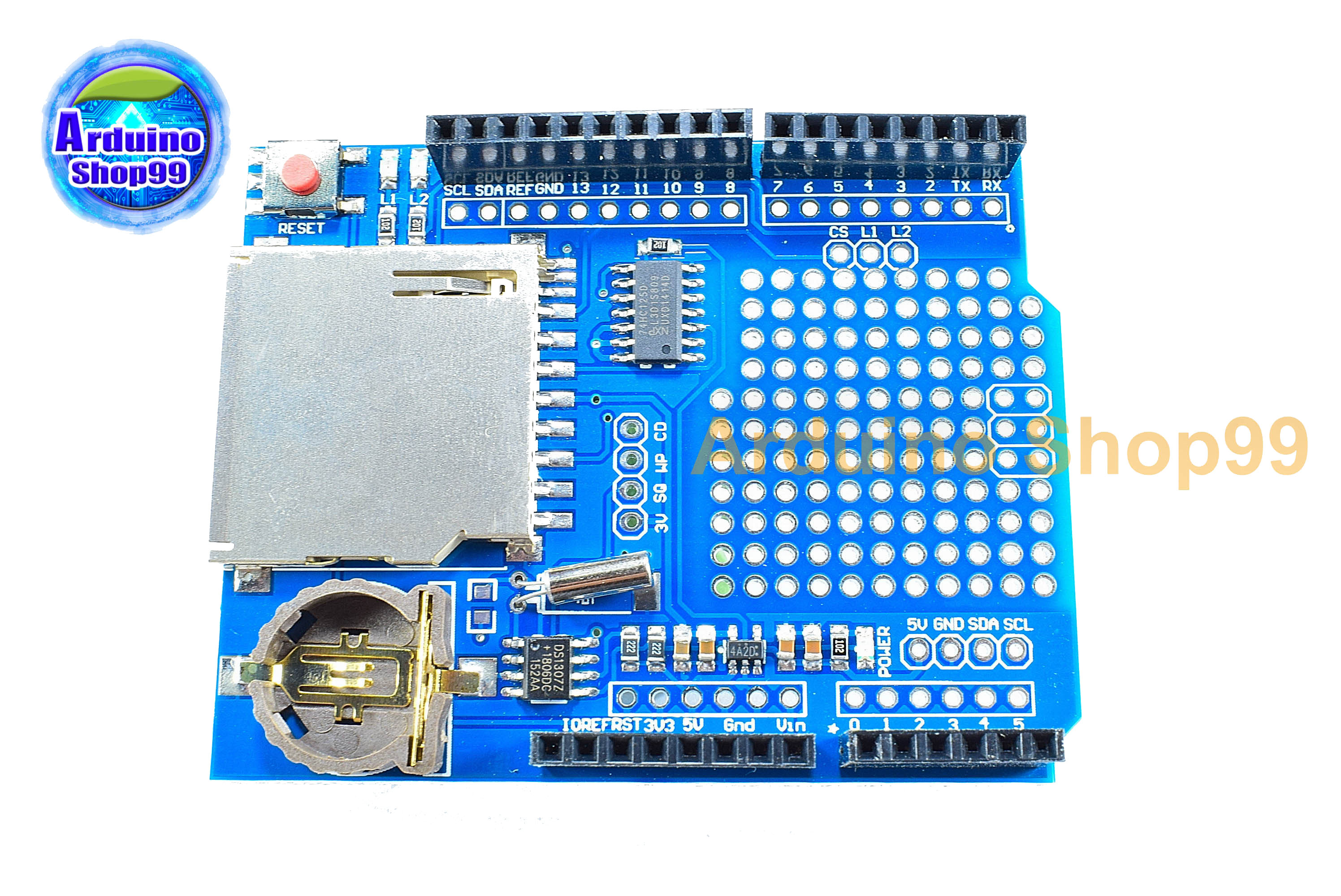 Data Logging shield Expansion Board with Clock Compatible UNO R3