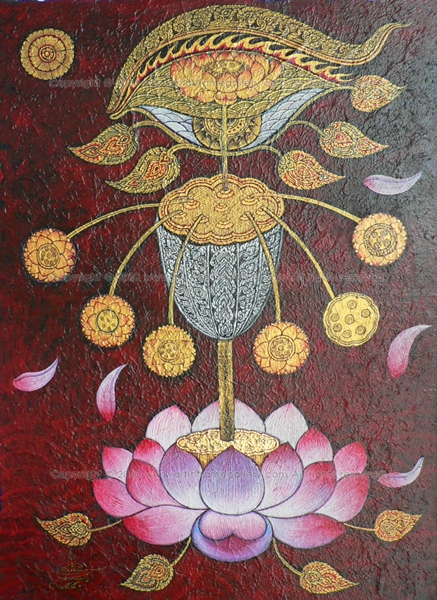 ผลงานศิลปะ "จิต"