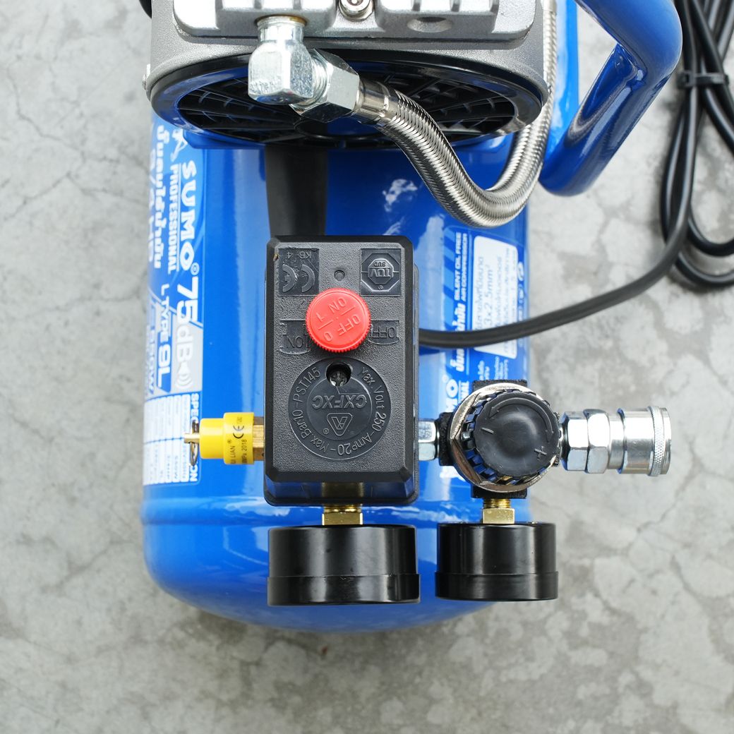 SUMO L Type 9L ปั๊มลมไร้น้ำมัน 9L 550W/220V