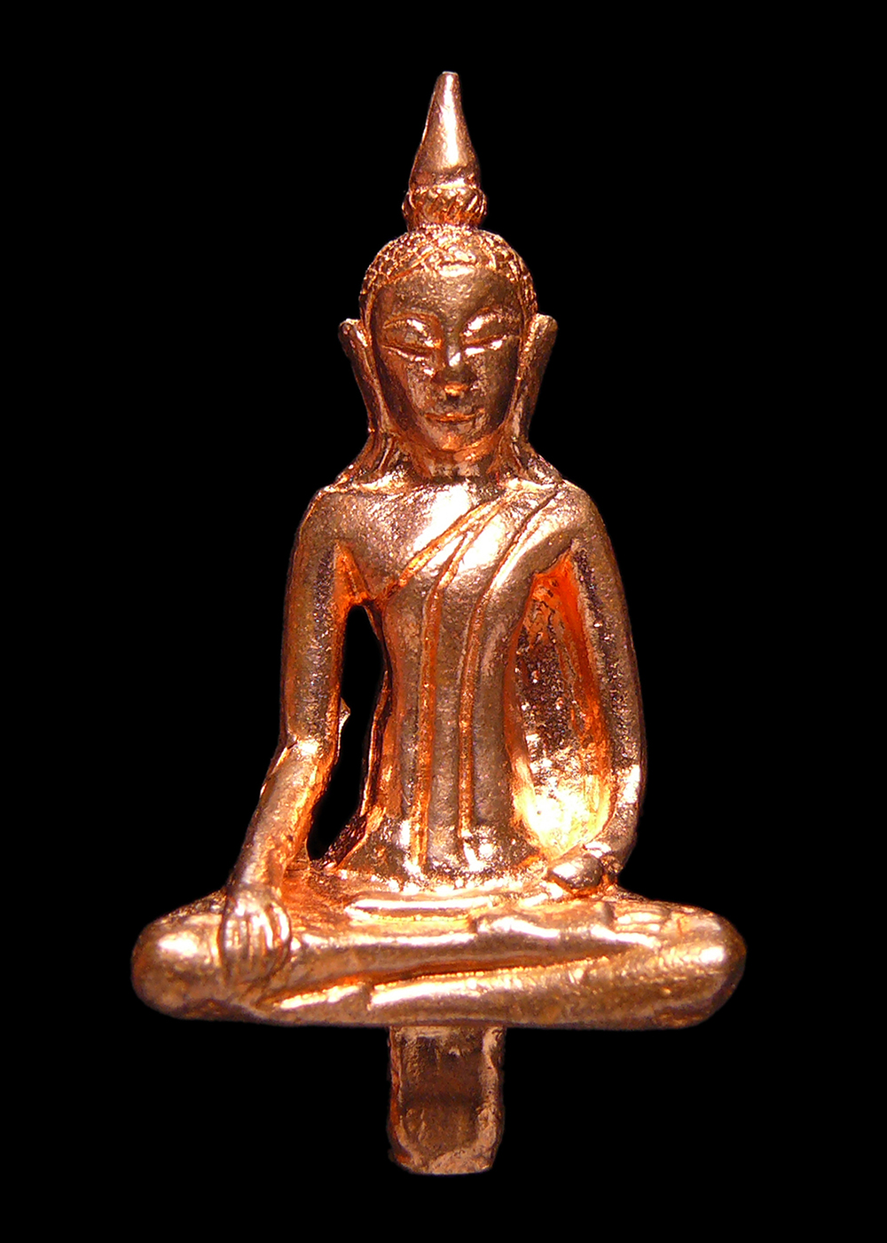 พระยอดธง อู่ทองมหามงคล เนื้อทองผสม เจ้าคุณอ่าง วัดใหญ่สว่างอารมณ์ จ.นนทบุรี พร้อมกล่อง