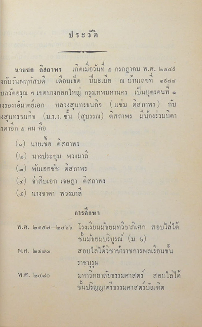 นายชด ดิสถาพร (เรื่องของคนแก่)