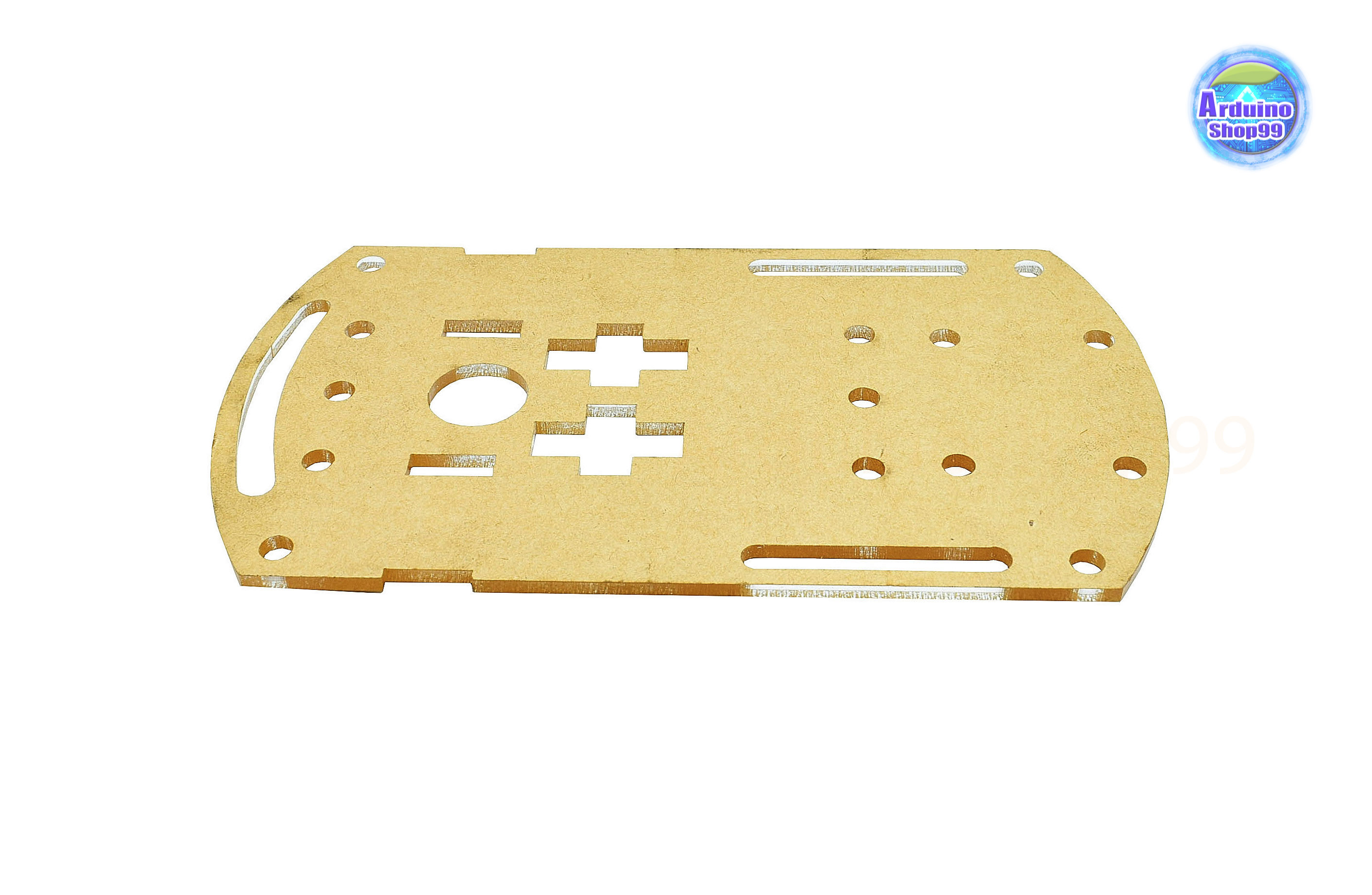 โครงรถหุ่นยนต์ Smart car chassis 2WD Robot Car อะคริลิคสีขาวใส (13.5*7.5 cm)