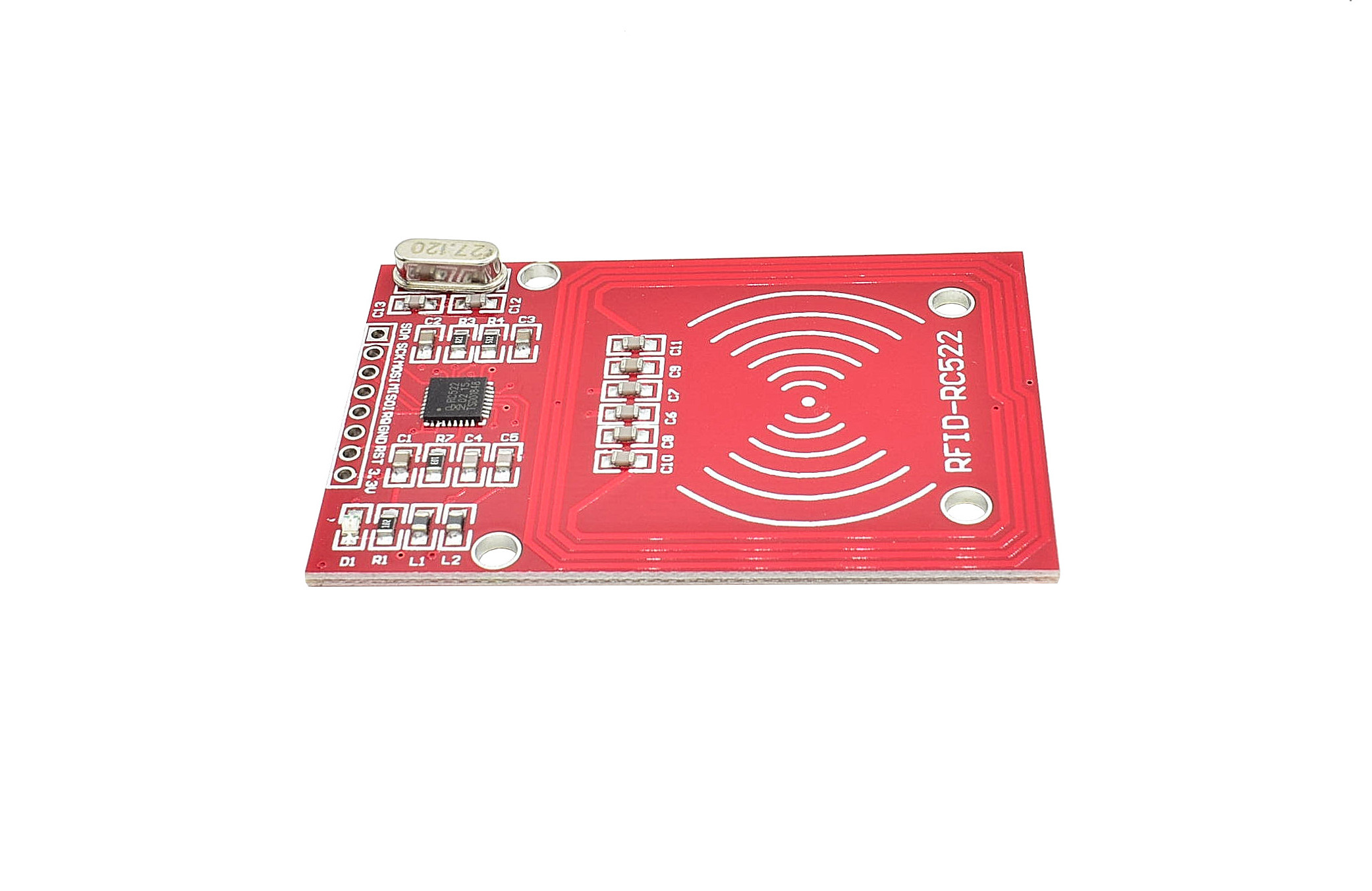 RC522 RFID Module Mini Card Reader/Detector 13.56MHz RED PCB