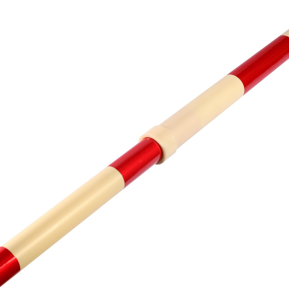 POLO ไม้กั้นกรวยจราจรยืดหดได้ สีขาว-แดง ขยายได้ 1 ถึง 2.13m