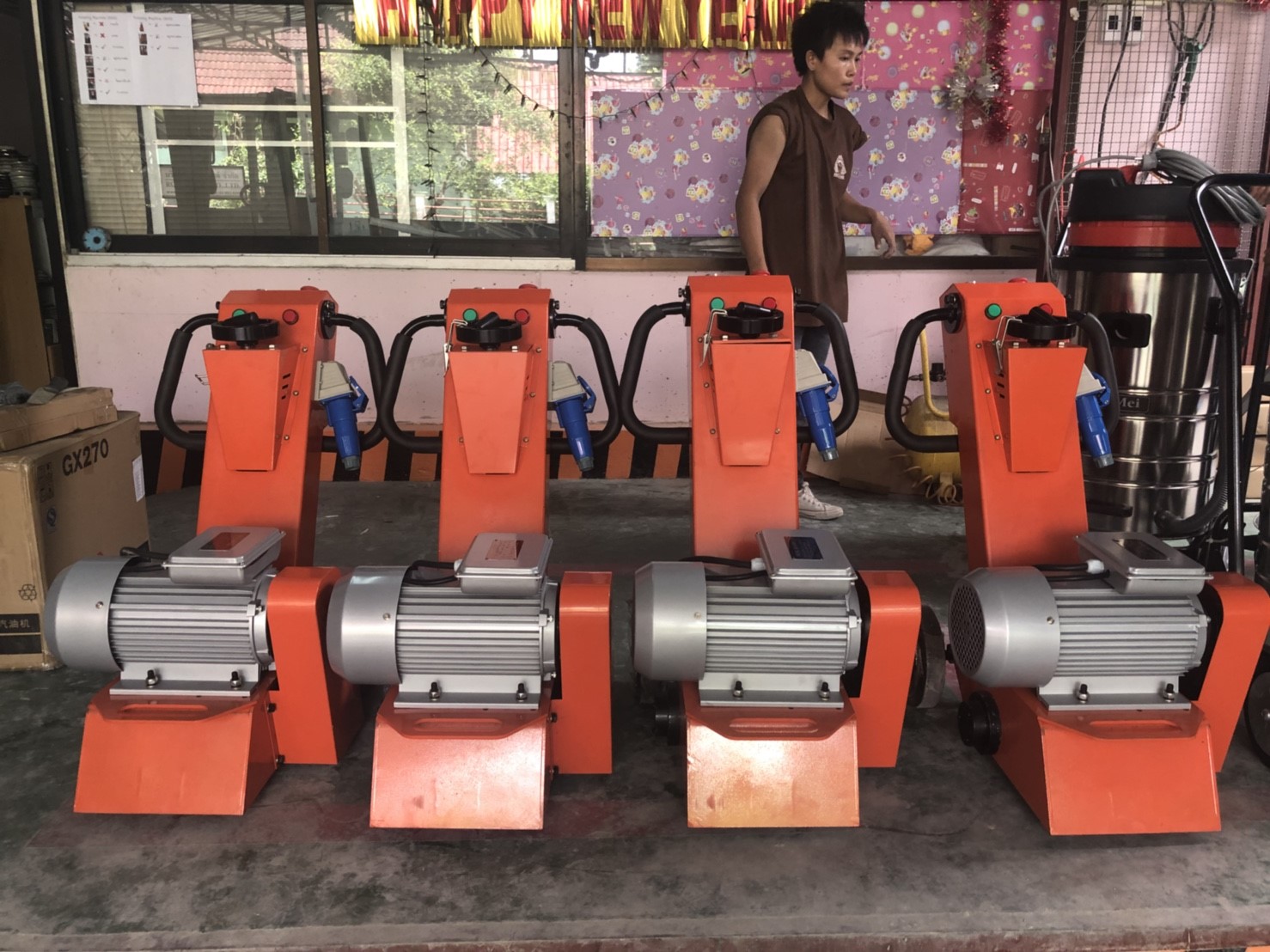 SC200E เครื่องขูดผิวคอนกรีต (Scarifying Machine) 220V.