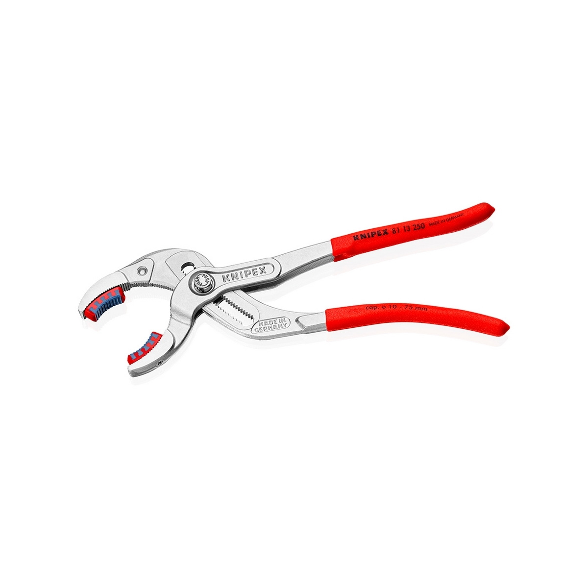 KNIPEX 81 13 250 คีมคอม้าสำหรับไซฟอนและข้อต่อ เคลือบโครม 250mm (10")