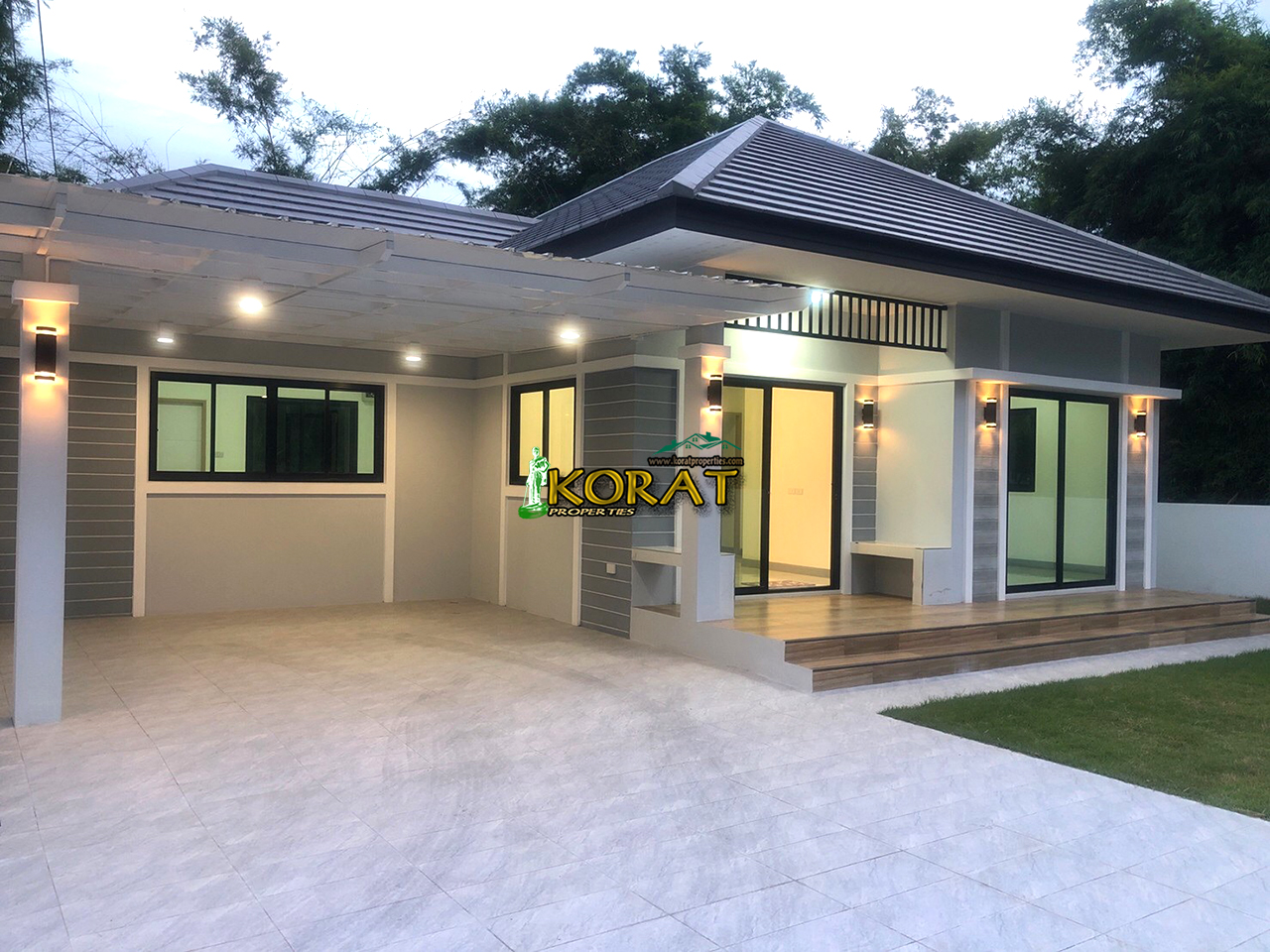 ขายบ้านเดี่ยวใหม่ ชั้นเดียว 40ตรว. โซน โคกกรวด มะขามเฒ่า #รหัสทรัพย์ KP-0311