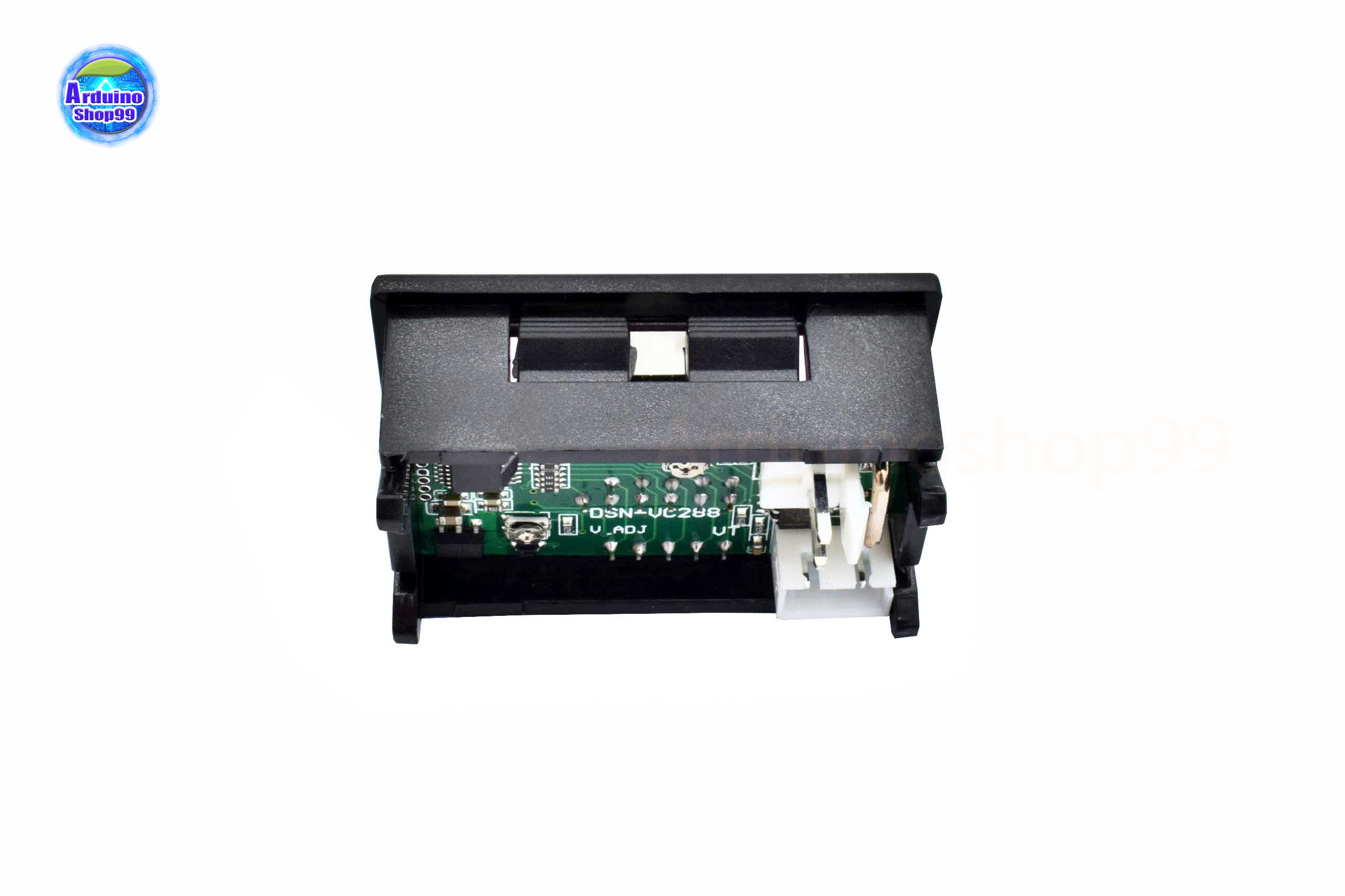 จอแสดงผล ค่าโวลต์ - ค่าแอมป์ ( DC 0-100V 10A )Dual Display Digital Voltage and Current Meter(สีแดง)