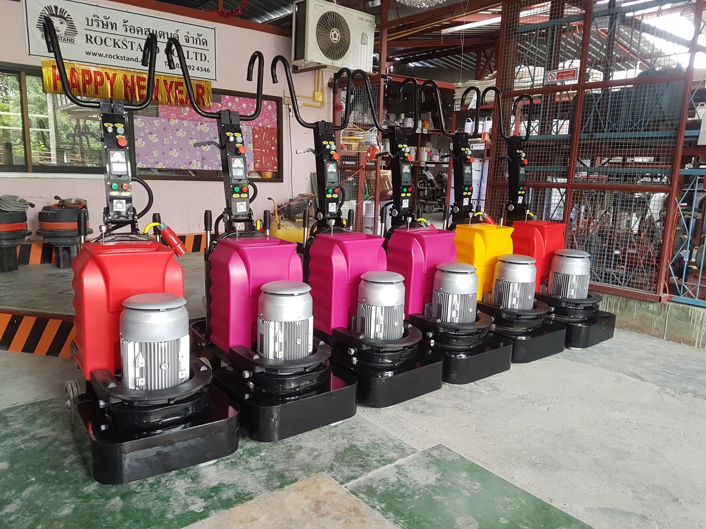 KMAN-Polish Machine GP1258-380V. (เครื่องขัดพื้นเอกนกประสงค์ 12ใบขัด)