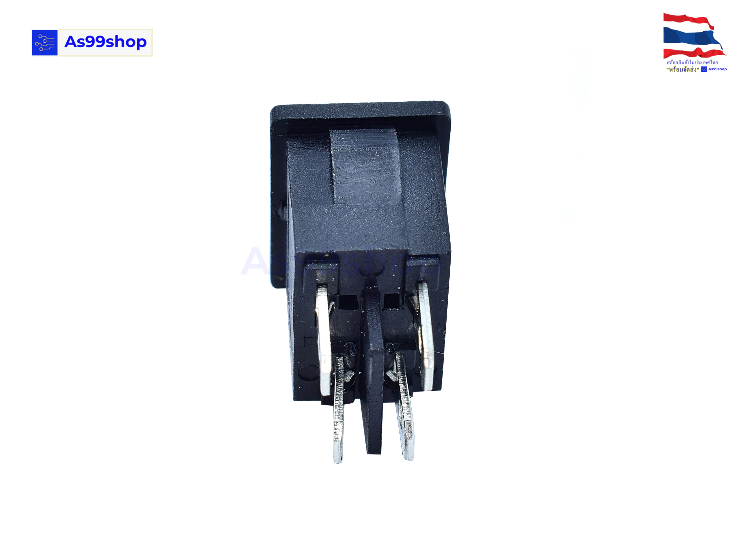 KCD1-4 Switch 4 Pin AC 250V 6A /125V 10A BLACK( 2 ตัว)