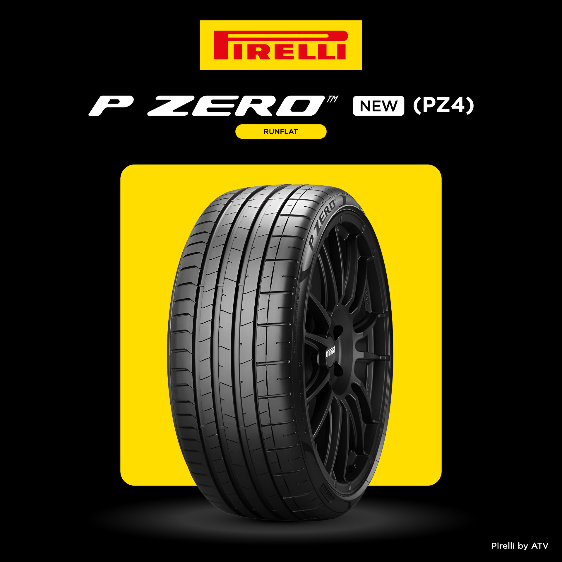 ยาง PIRELLI PZERO PZ4 RUNFLAT ขนาด 315/35-22ราคาพิเศษ สั่งได้