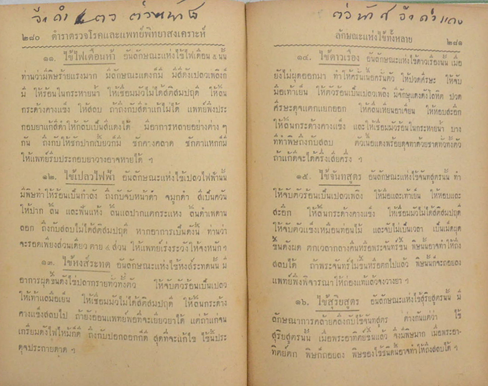 วิธีตรวจโรคและแพทย์พิทยาสงเคราะห์ (ขายตามสภาพ)