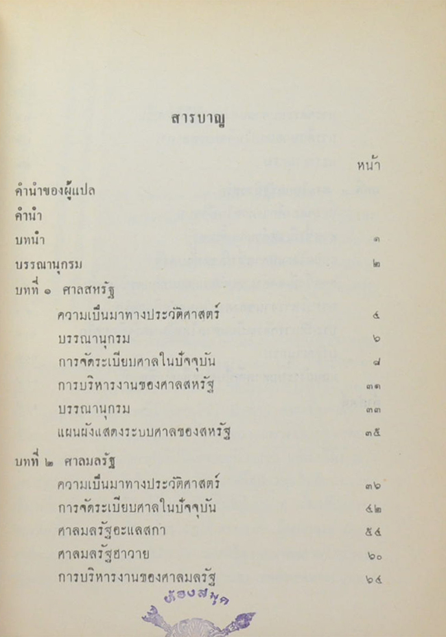 แนะนำระบบศาลของสหรัฐอเมริกา (ขายตามสภาพ)