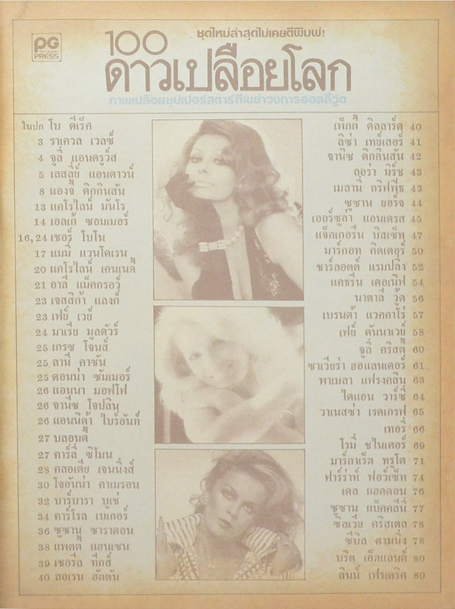 100 ดาวเปลือยโลก