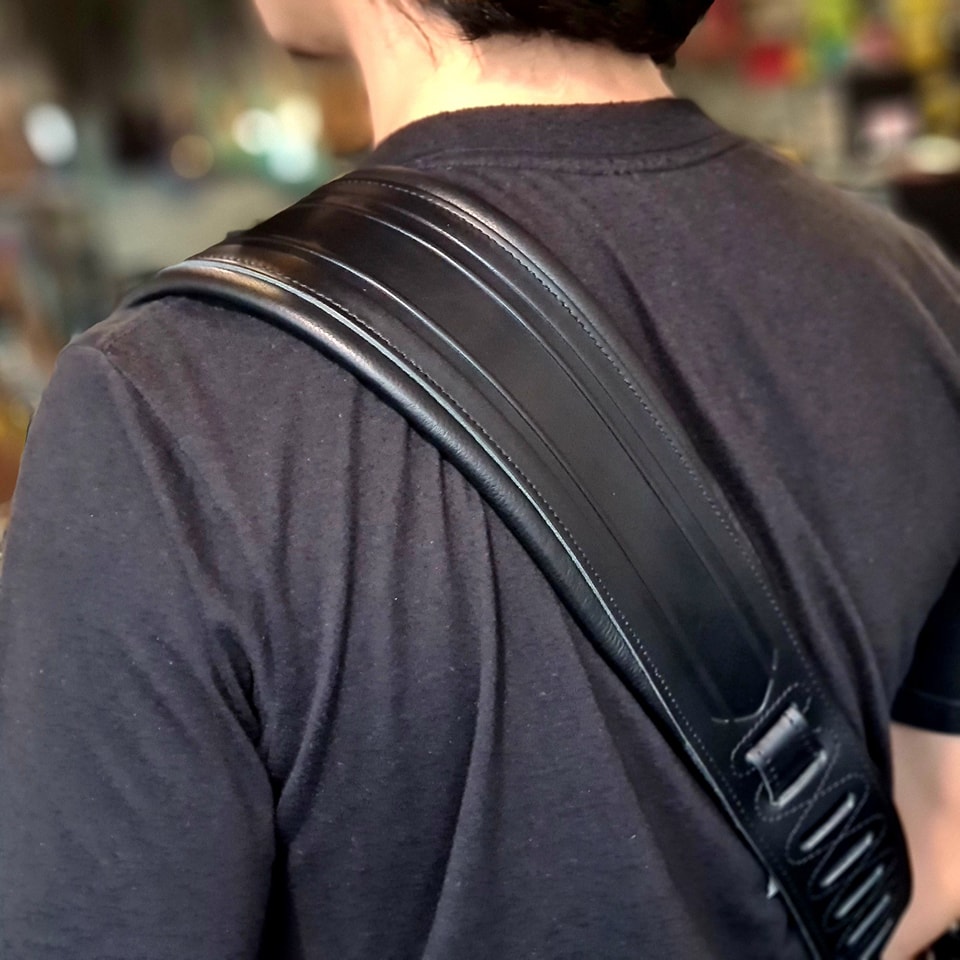 Dingwall Leather Racing Stripe Strap