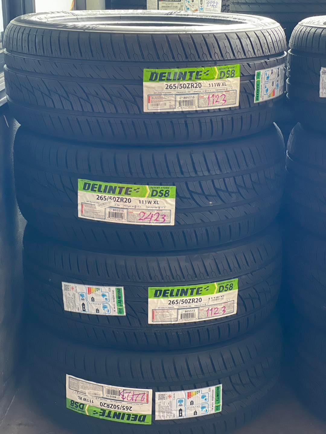 ยาง DELINTE DH2 ปี23 🇹🇭 195/50R15