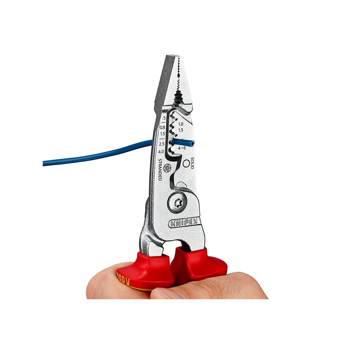 KNIPEX 13 76 200 ME คีมปากรวมงานไฟฟ้า รุ่น Metric 200mm ป้องกันกระแสไฟ 1000V