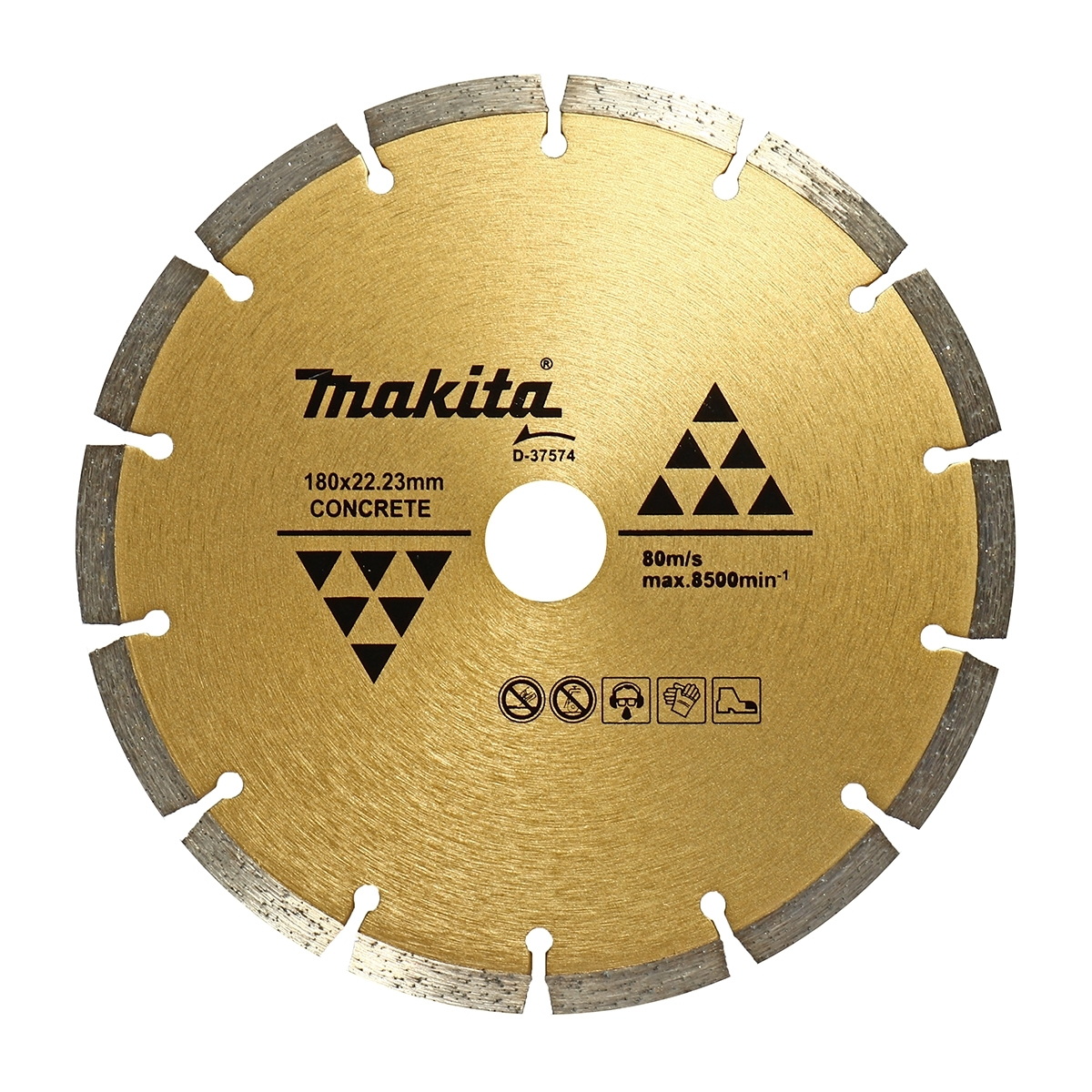 MAKITA D-44286 ใบเพชร 7" แห้ง ร่อง-ทอง