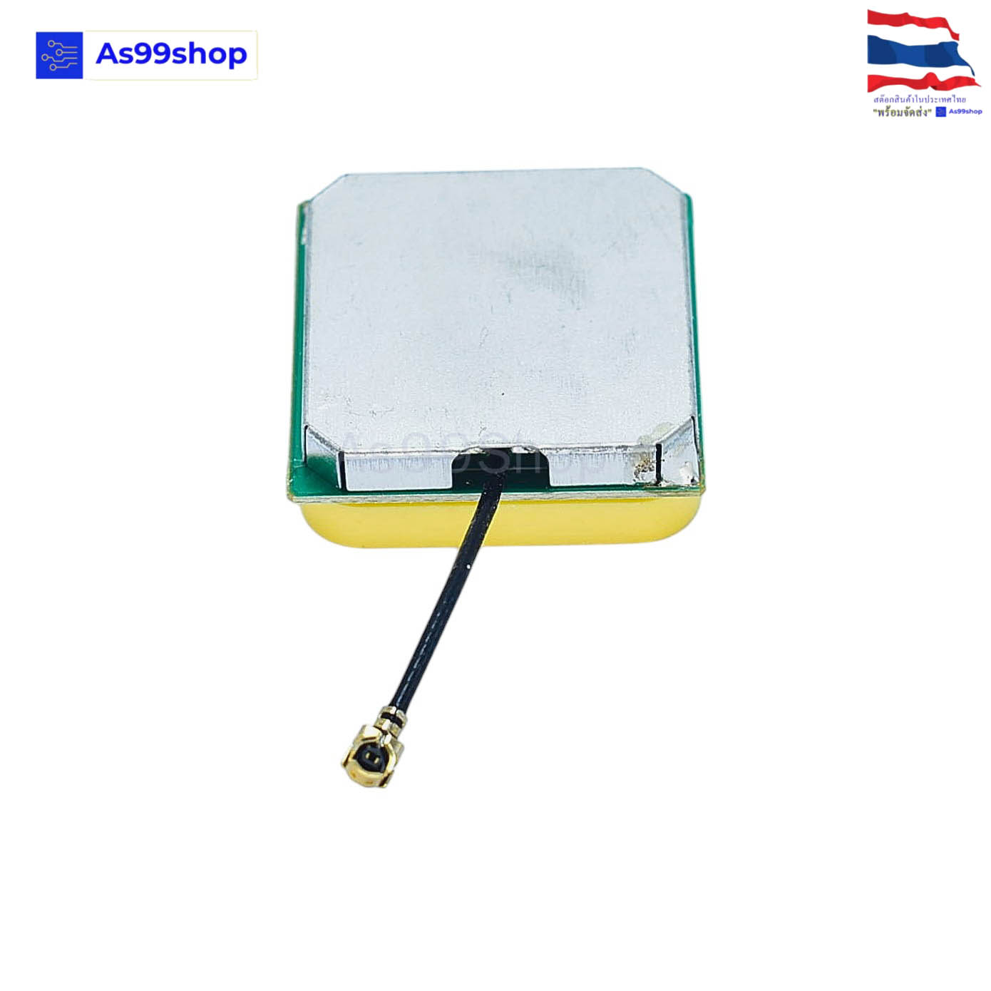 เสาอากาศโมดูล GPS เสาอากาศ GPS ในตัว เสาอากาศระบุตำแหน่ง gps 25x25x8 มม. พร้อมขั้วต่อ IPEX ยาว 2.5 cm
