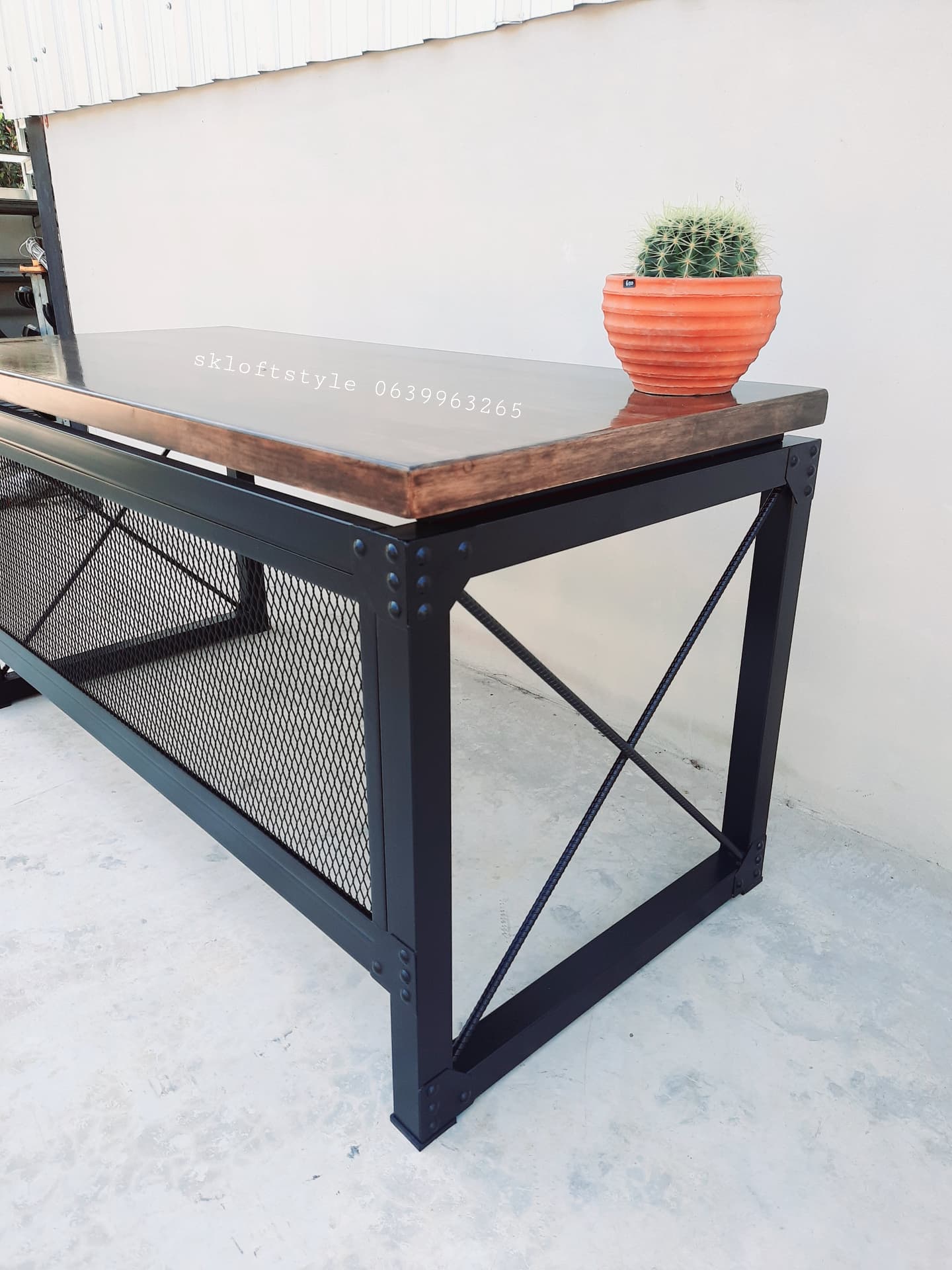 โต้ะทำงาน แต่เหล็กฉีก ขนาดกว้าง70*150