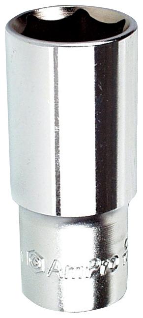 ลูกบ๊อกยาว AMPRO รู 1/2" 6 เหลี่ยม (PARABOLA) ขนาด 8 MM - 32 MM