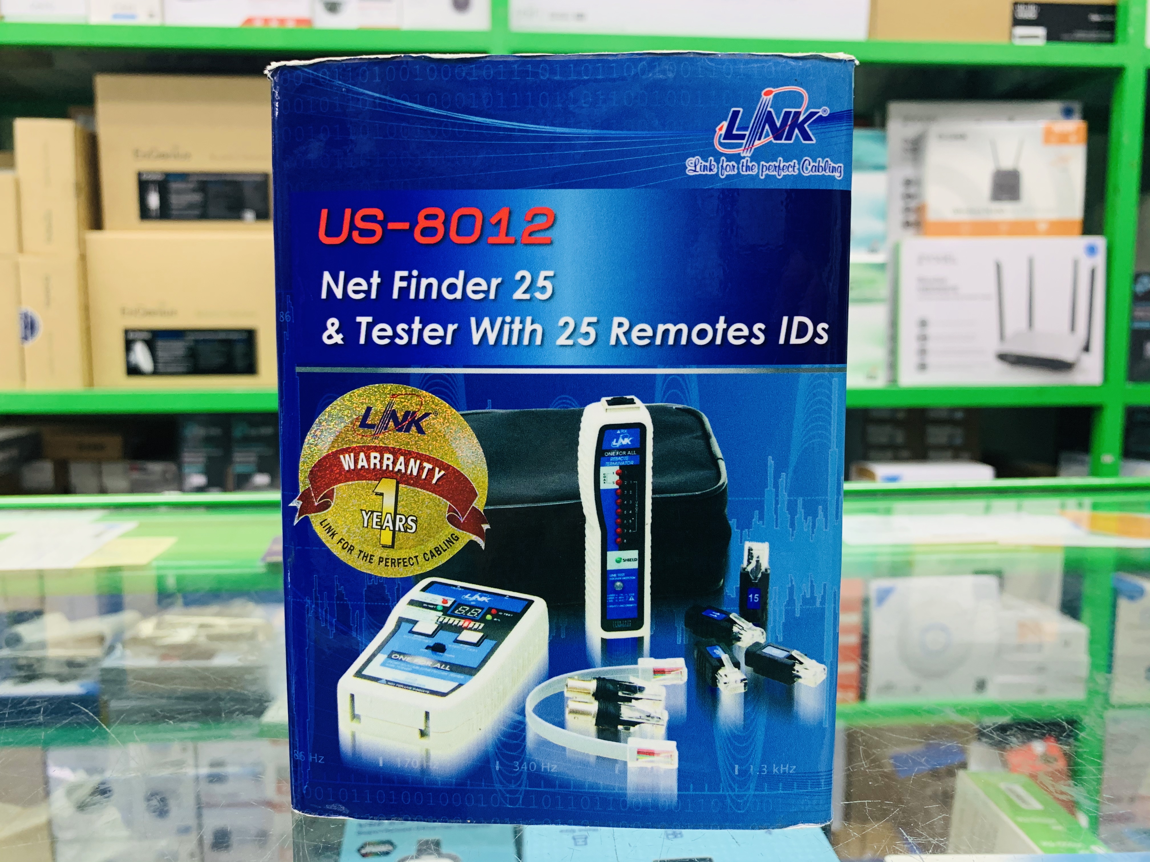 US-8012 Net Finder25&Tester with 25Remotes IDS