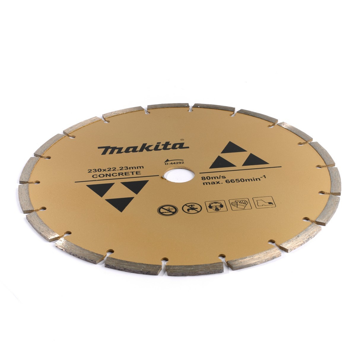 MAKITA D-37580 ใบเพชร 9" แห้ง ร่อง-ทอง