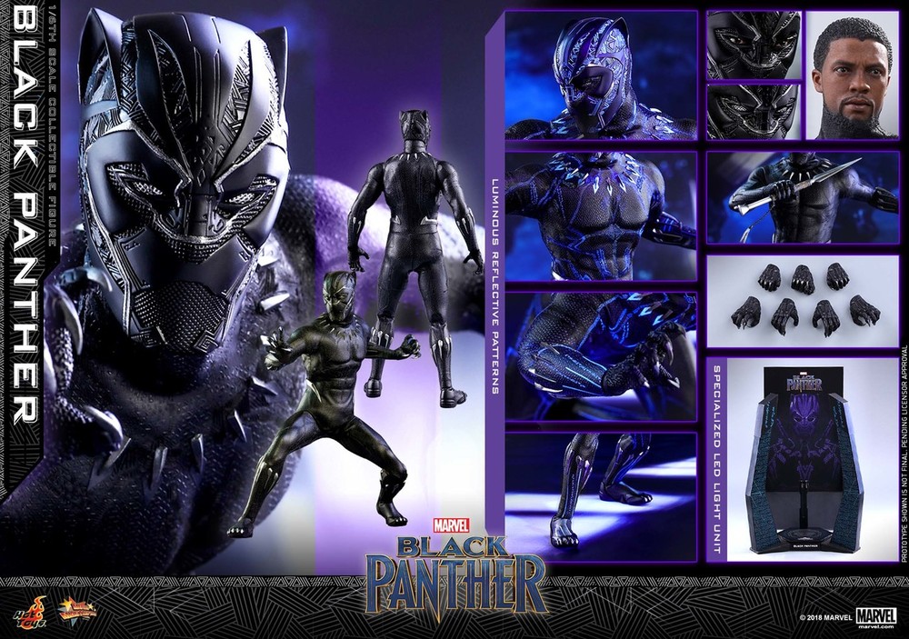 Hot Toys MMS470 Black Panther 1/6th scale Black Panther