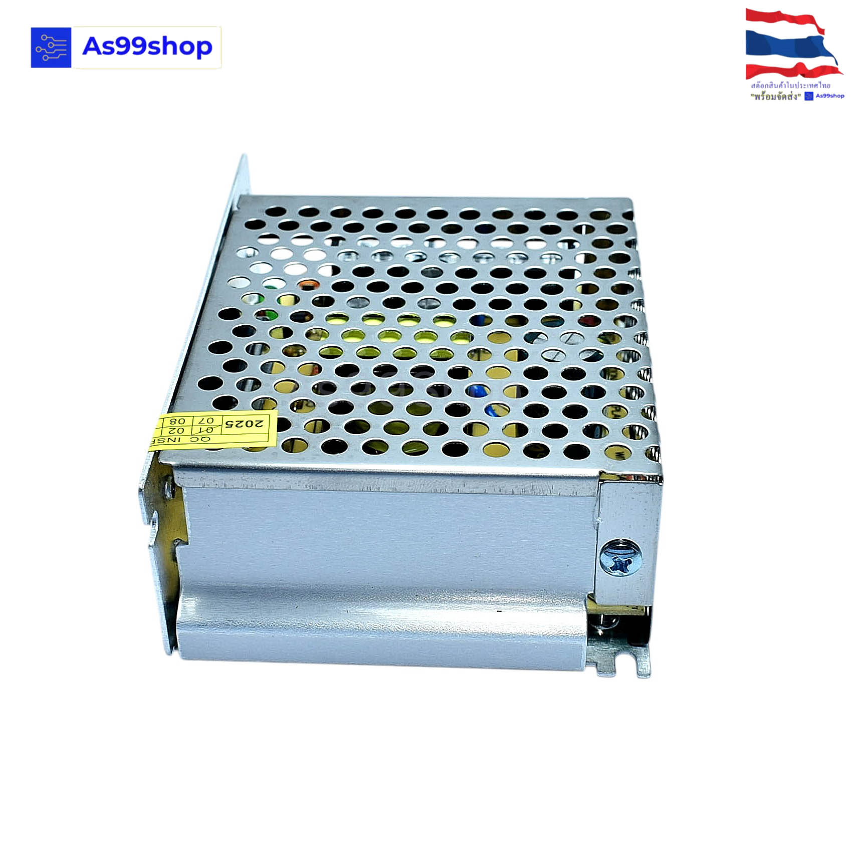 12V 5A 60W สวิตชิ่งเพาเวอร์ซัพพลาย Switching Power Supply (สีเงิน) S-60-12