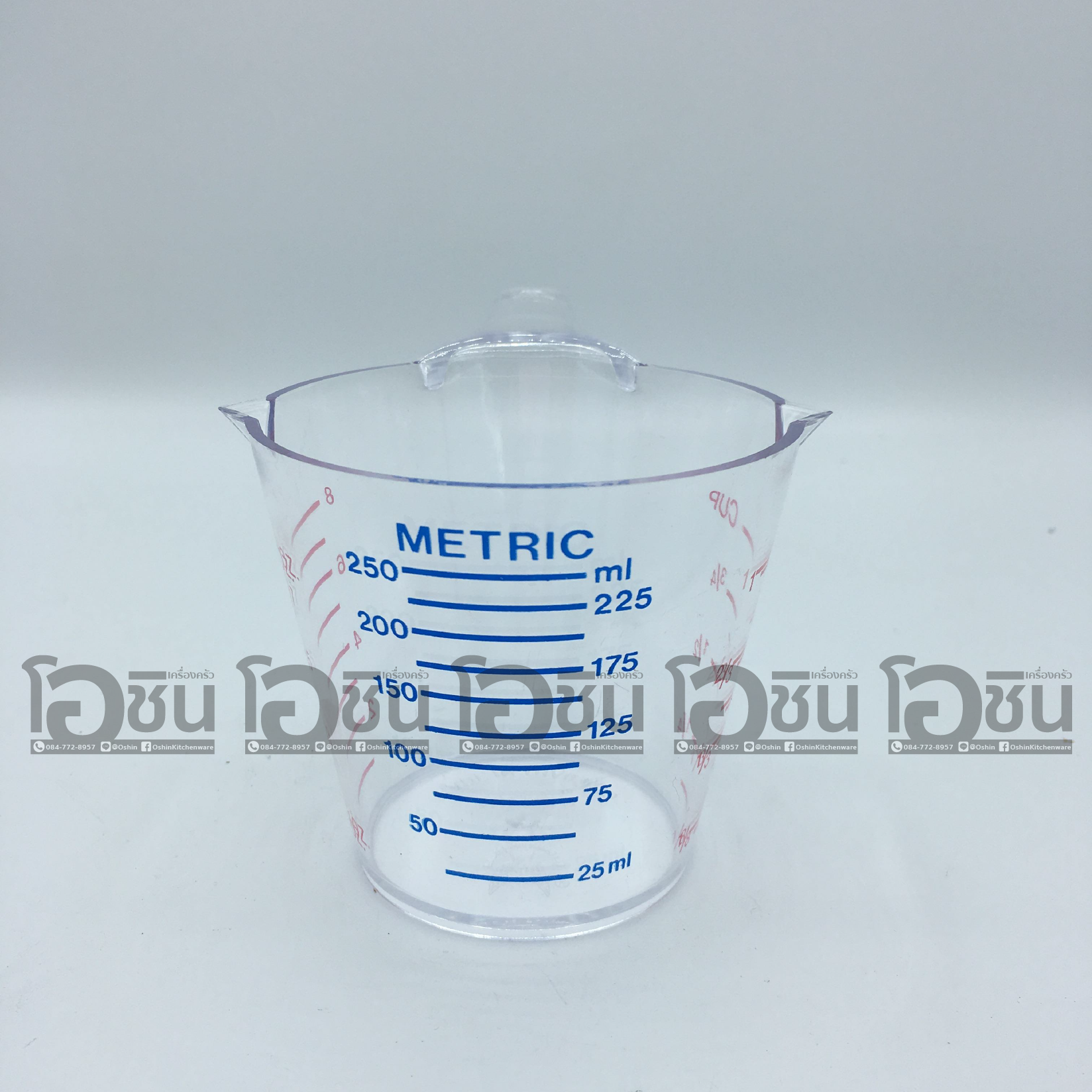 ถ้วยตวงพลาสติกด้ามยาว ปริมาตร 250 ml.