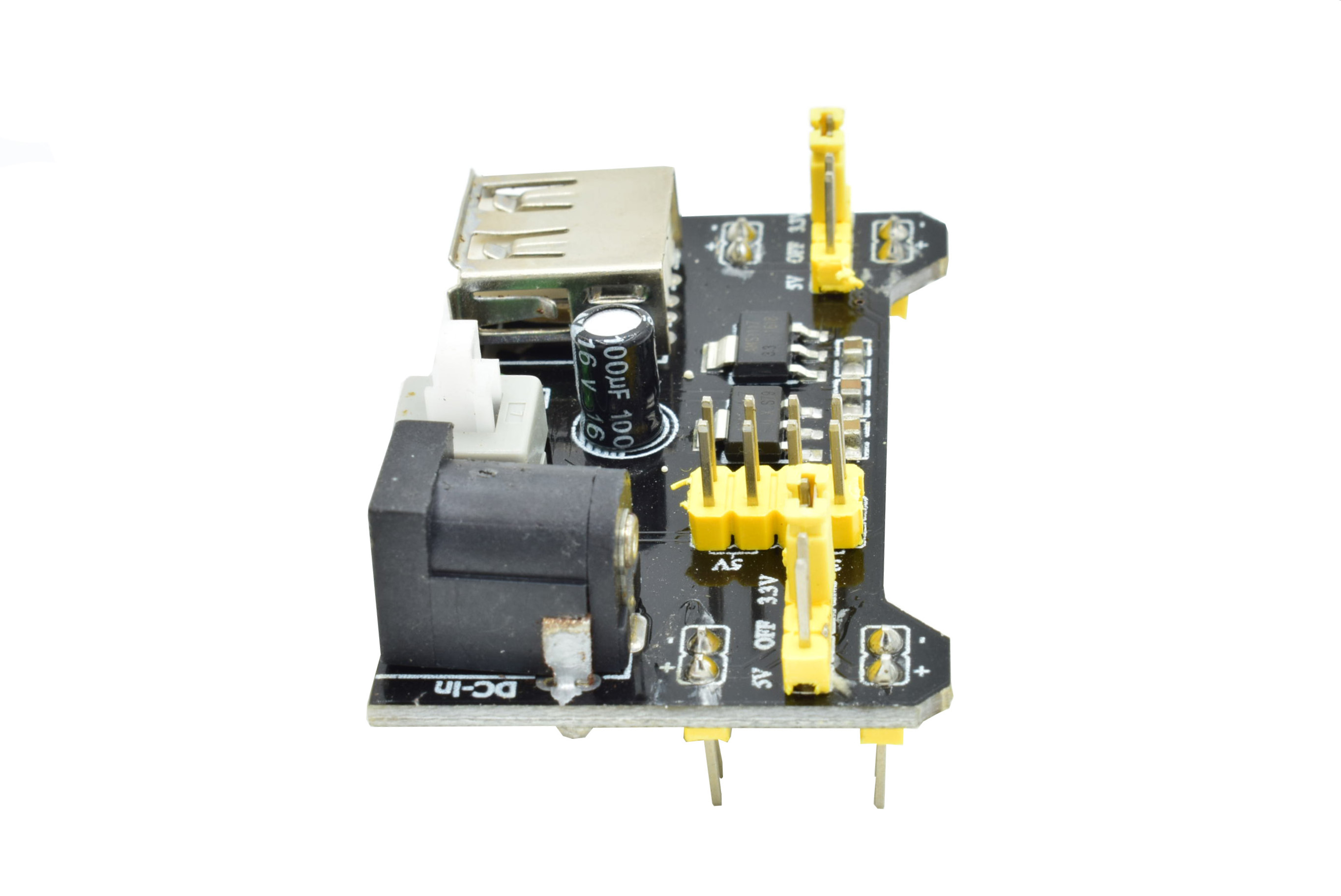Breadboard dedicated power supply module compatible 5V, 3.3V