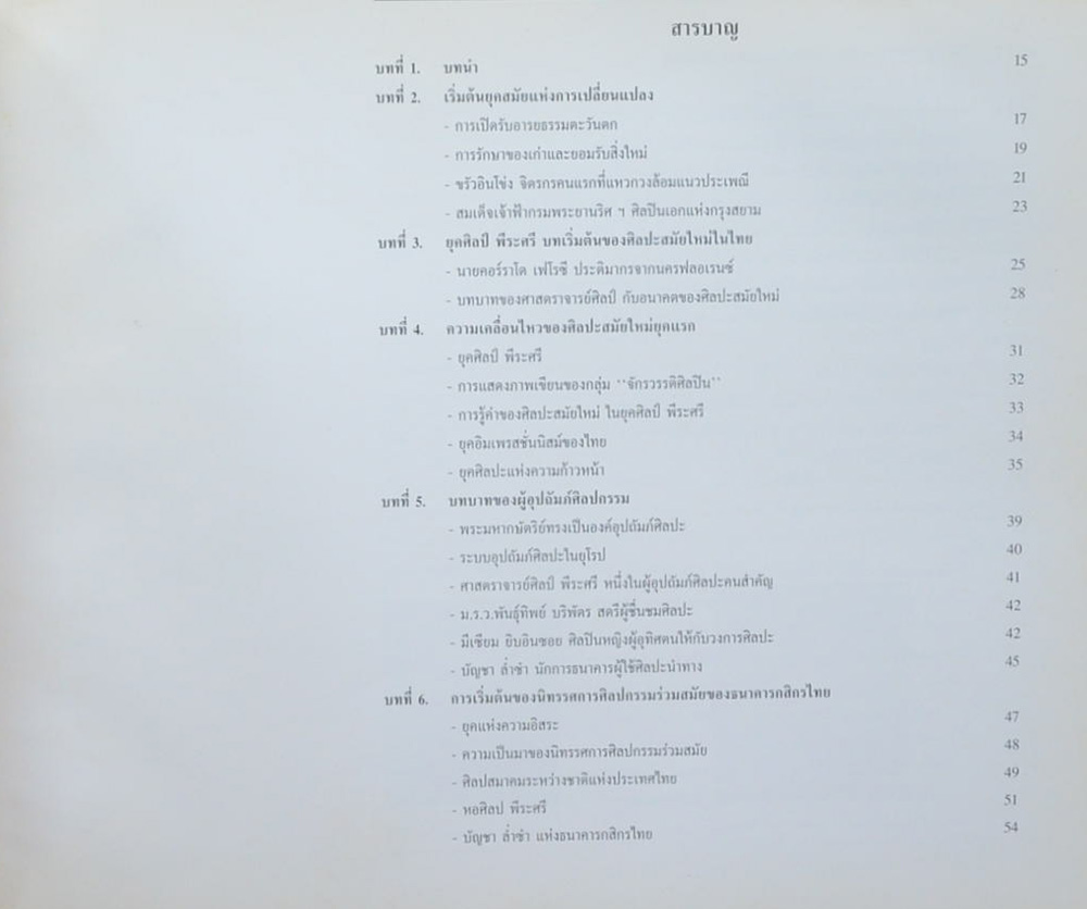 ศิลปะสมัยใหม่ของไทย