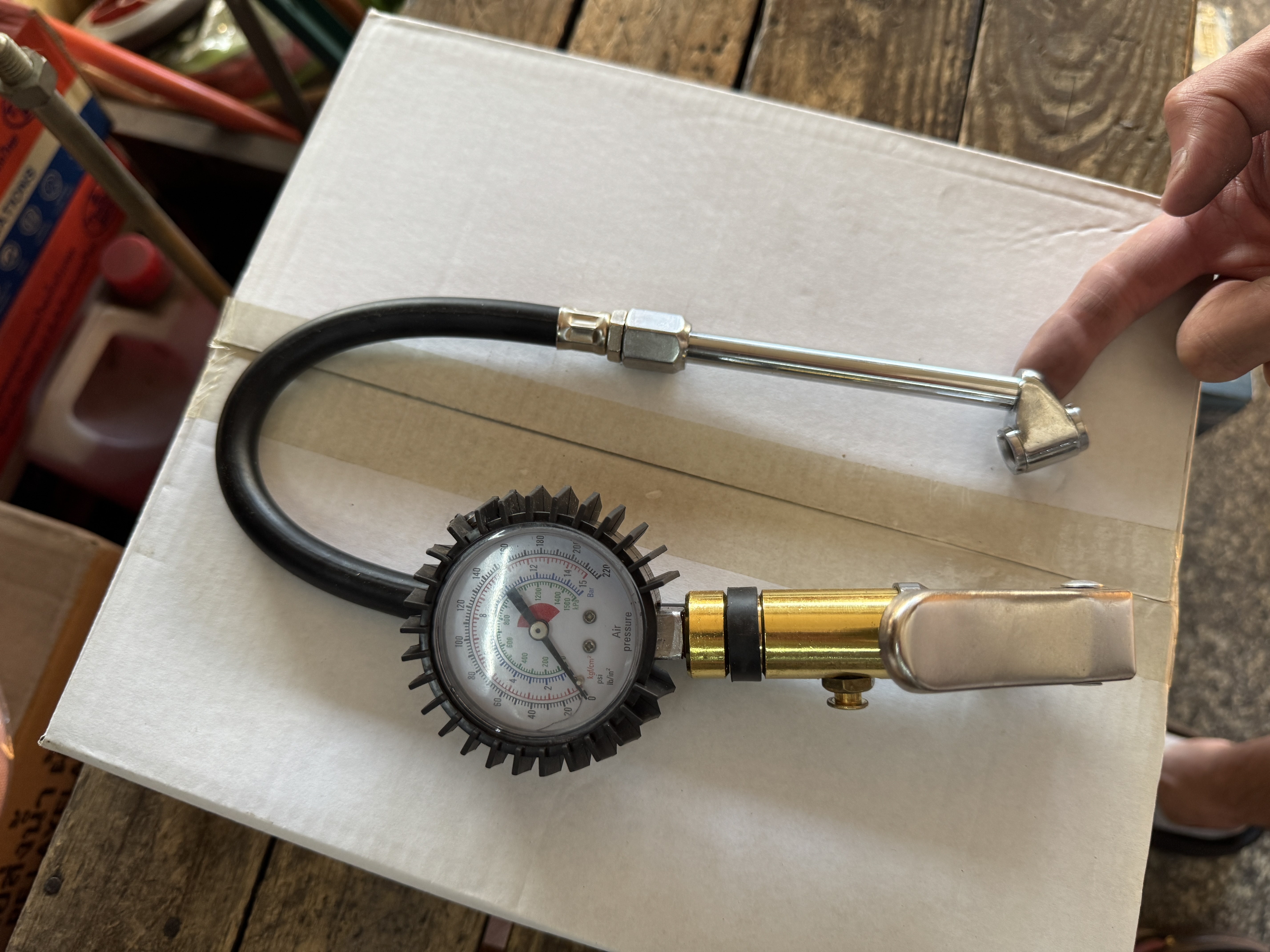 OKURA C-OK-TID2 เกจ์วัดลม เติมลม หน้าปัด 2"