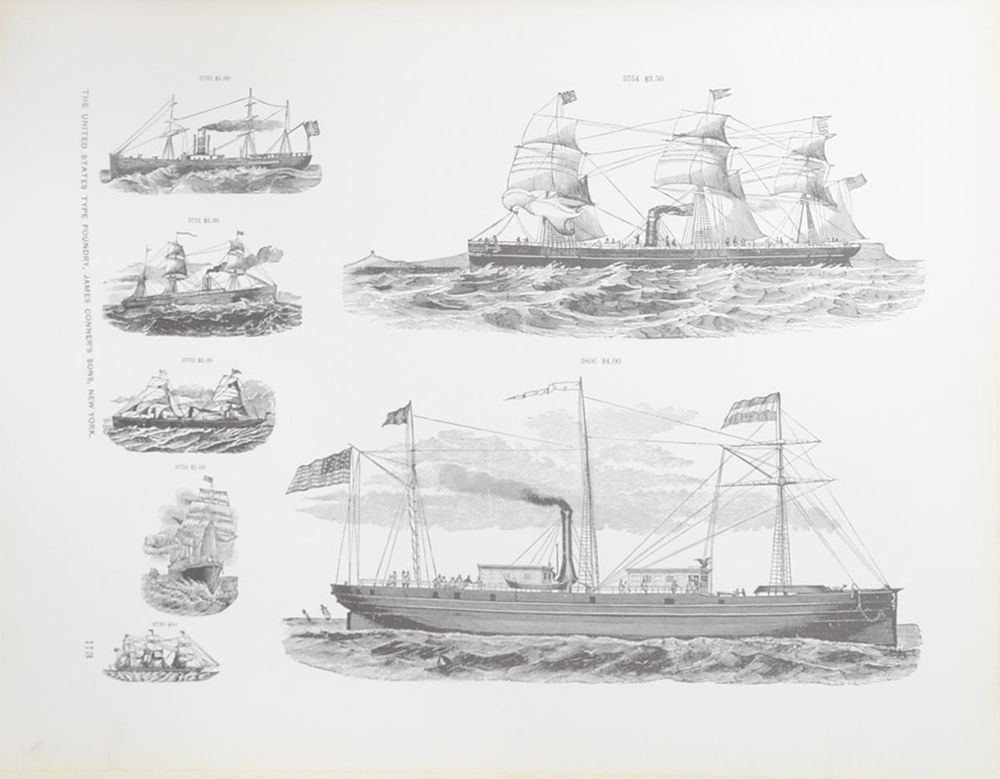 JAMES CONNER’S SONS ELEC TROTYPE SPECIMENS 1888