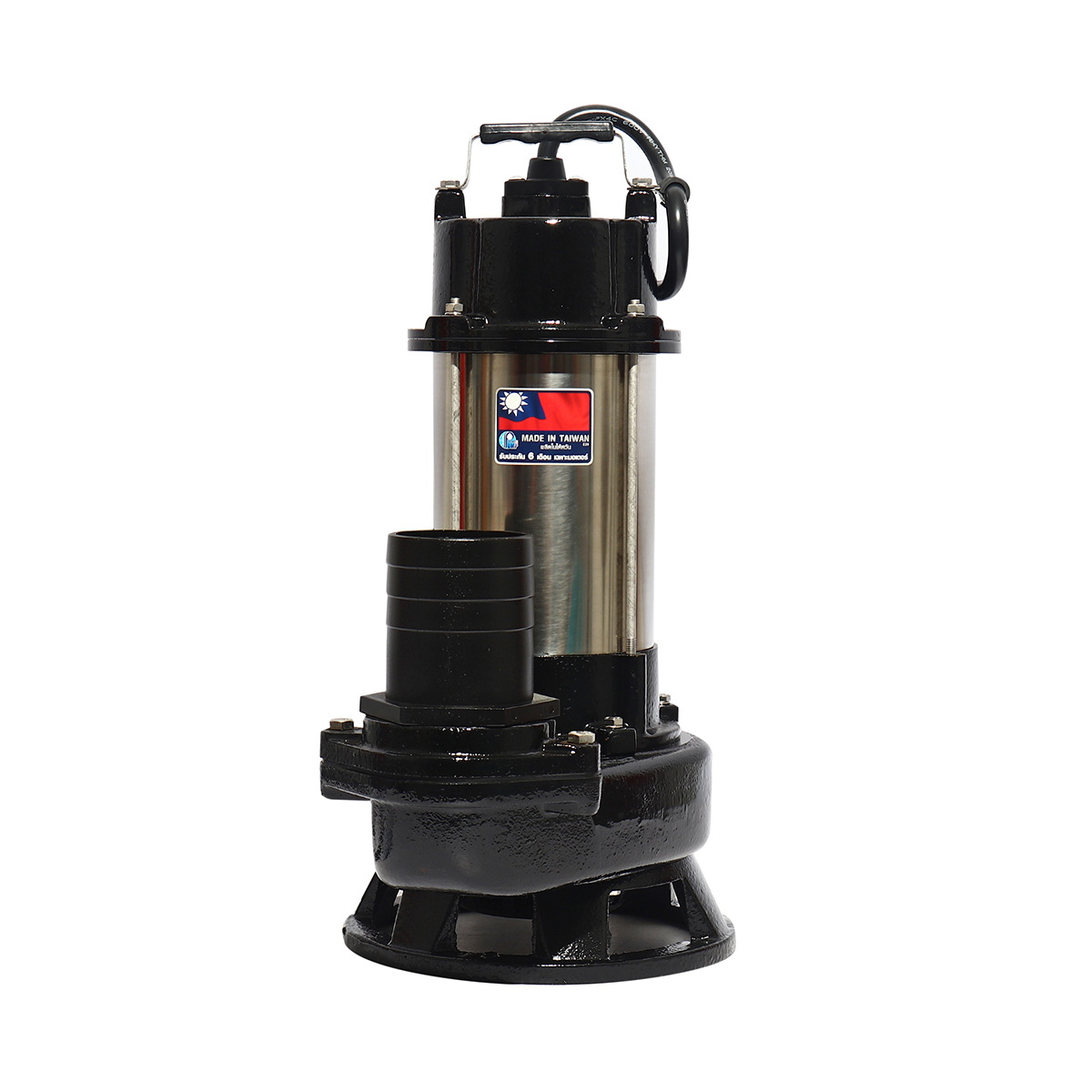 SHOWFOU SS-132LD ปั๊มแช่ดูดโคลนเสื้อสแตนเลส 3" 1HP/380V