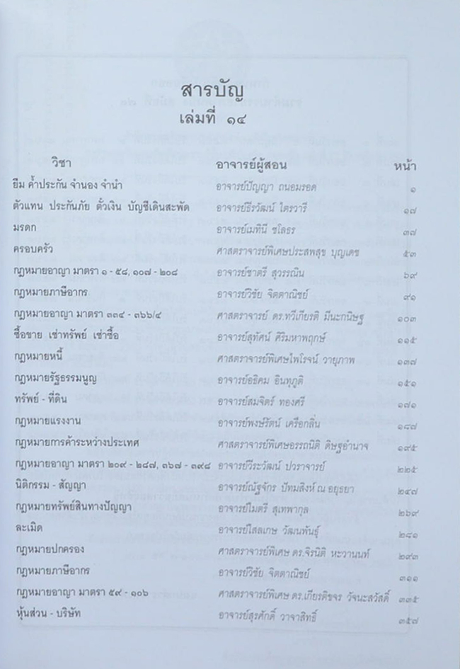 รวมคำบรรยาย ภาคหนึ่ง สมัยที่ 73 ปีการศึกษา 2563 เล่มที่ 14