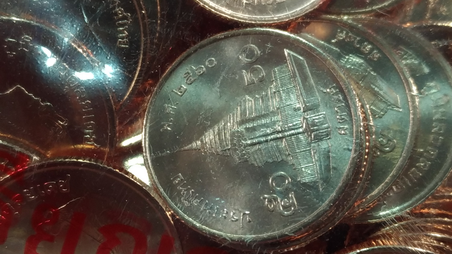 ยกถุง 50 ส.ต.ปี2560 เพิ่งออก ถุงมี 200 เหรียญ UNC