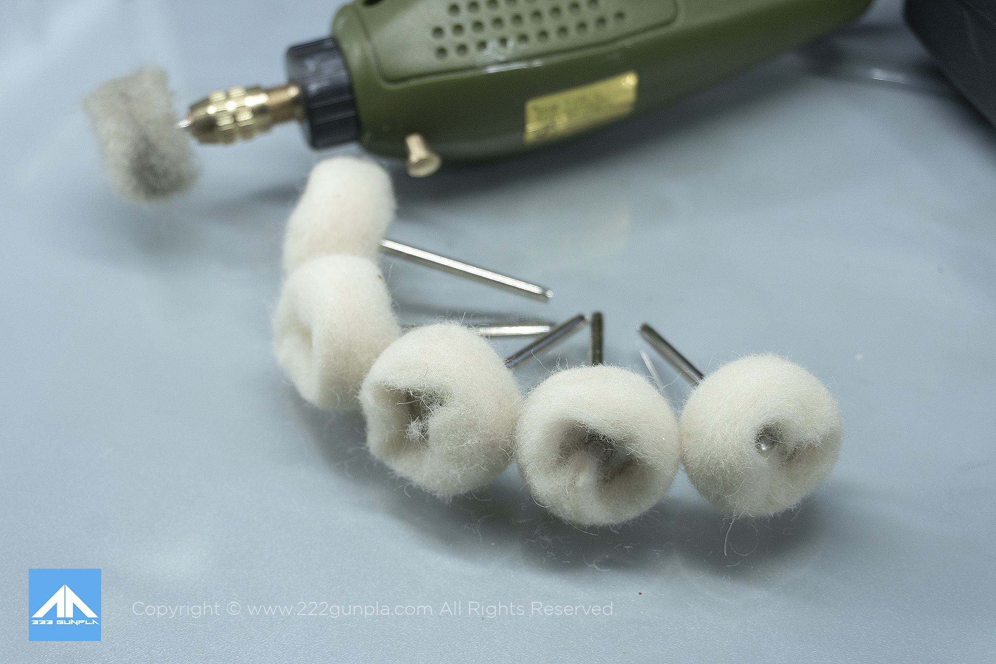 ลูกขัดเงาแกน 3 mm. สำหรับสว่านมือไฟฟ้า