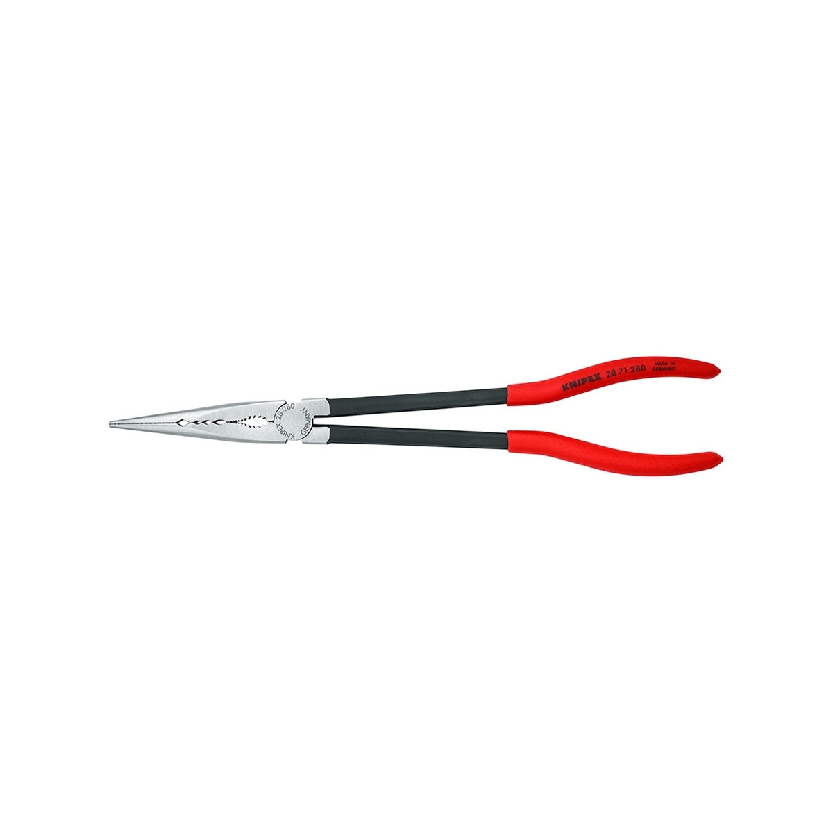 KNIPEX 28 71 280 คีมปากแหลมคอยาวพิเศษ ปากตรง 280mm (11")