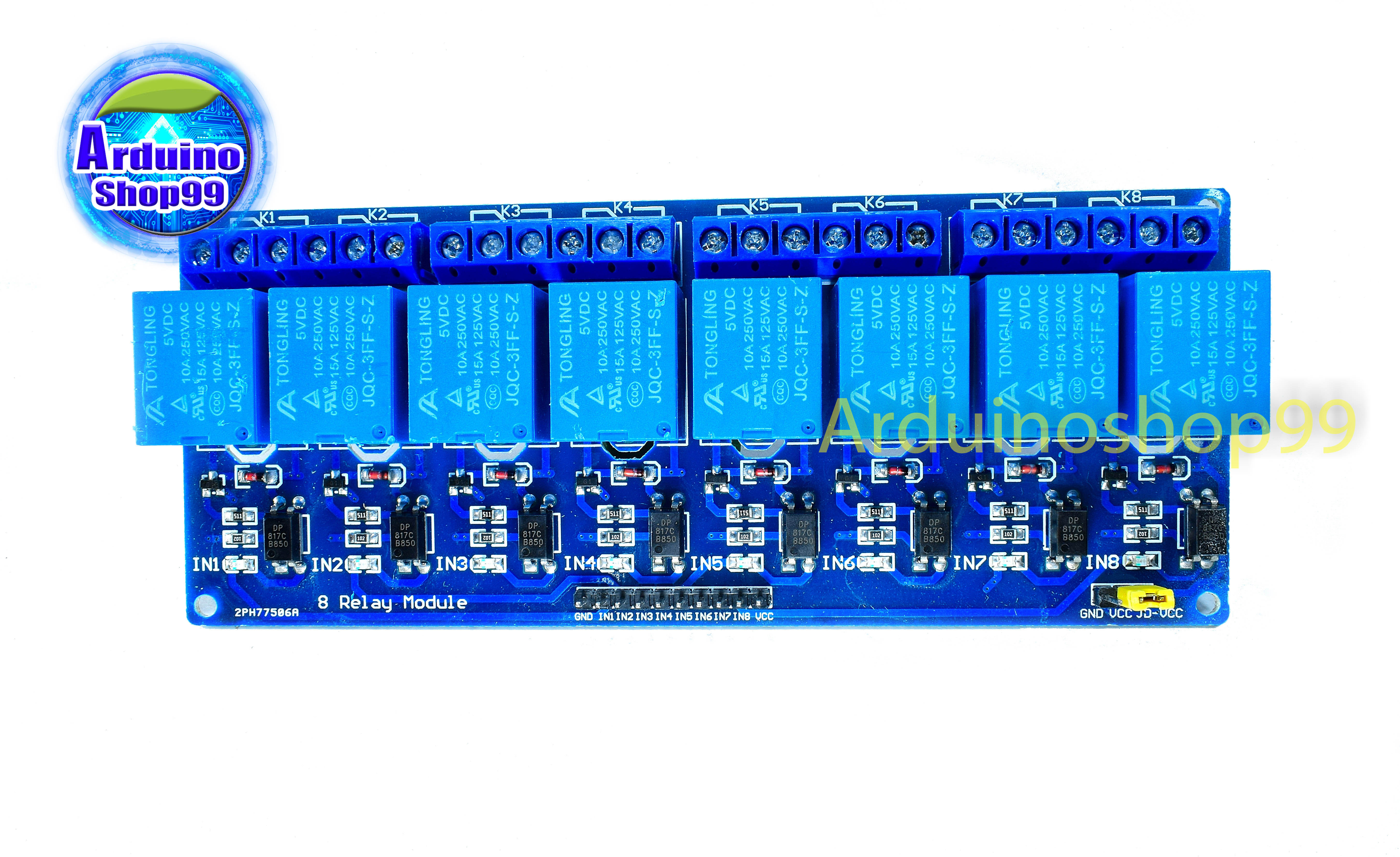 Relay 5V 8 channel 10A