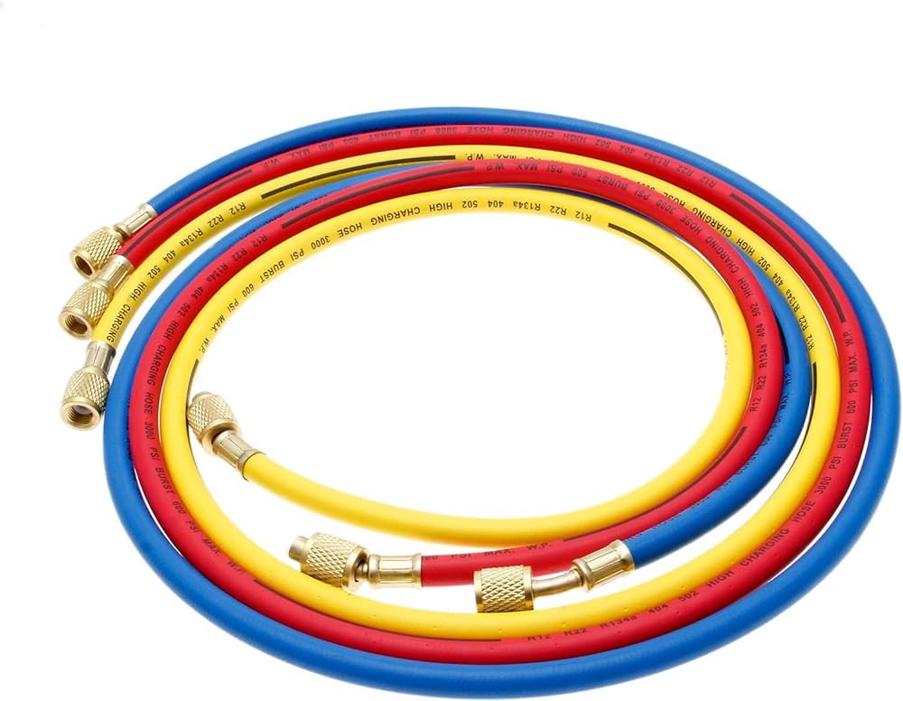 DSZH WK-536G-R22 เกจ์เติมน้ำยาแอร์ R12, R22, R502 สาย 36"