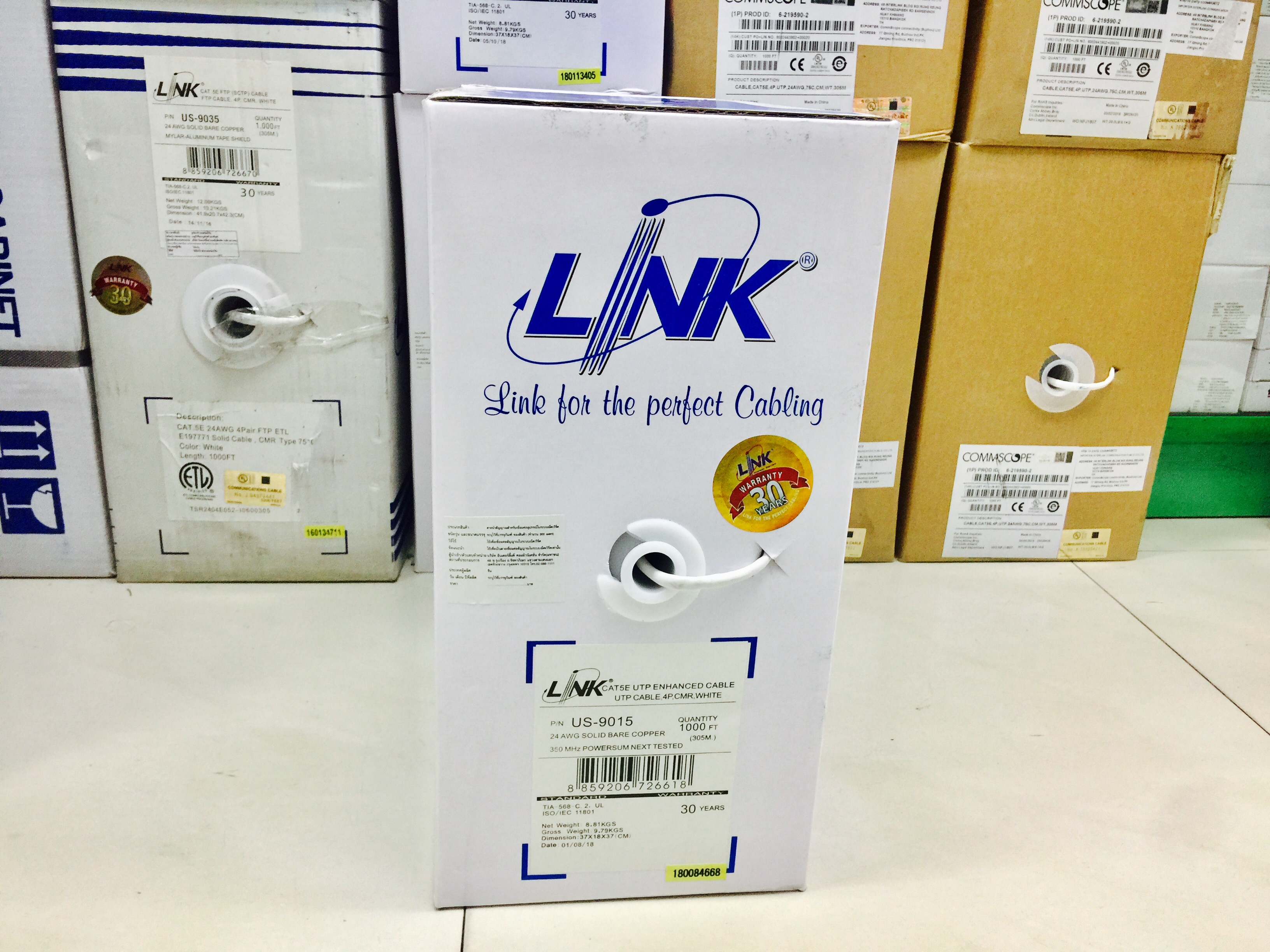 LINK US-9015LSZH UTP Cable Cat5 305m.