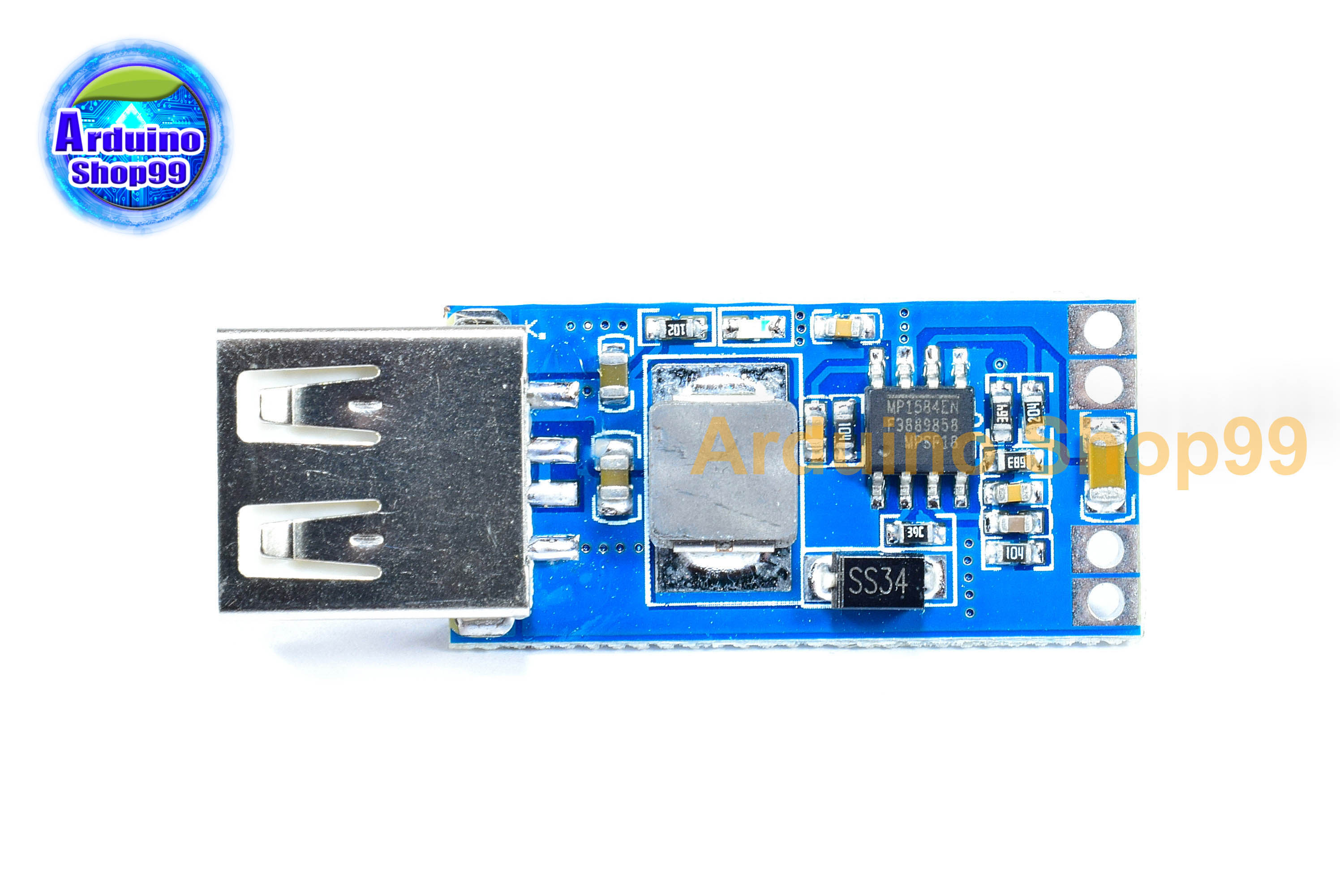 9V/12V/24V to 5V DC-DC step-down module 3A output USB power supply