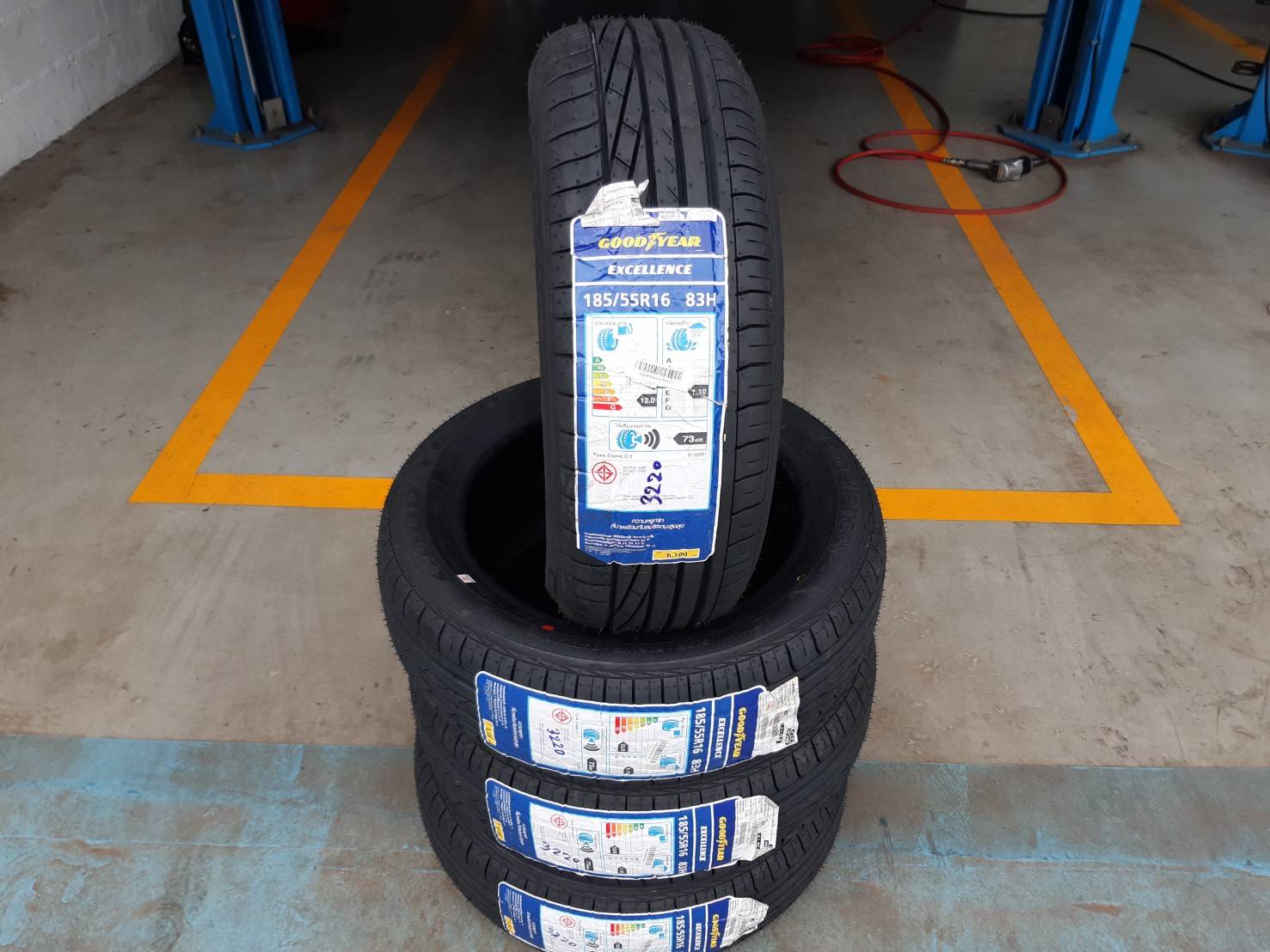 ยาง GOODYEAR EXCELLENCE 185/55R16 ยางใหม่ปี20 ราคาพิเศษ