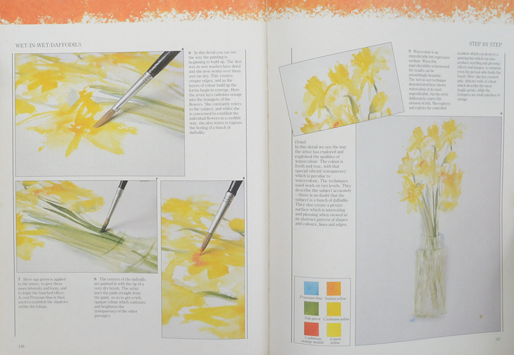 STEP BY STEP ART SCHOOL WATERCOLOUR